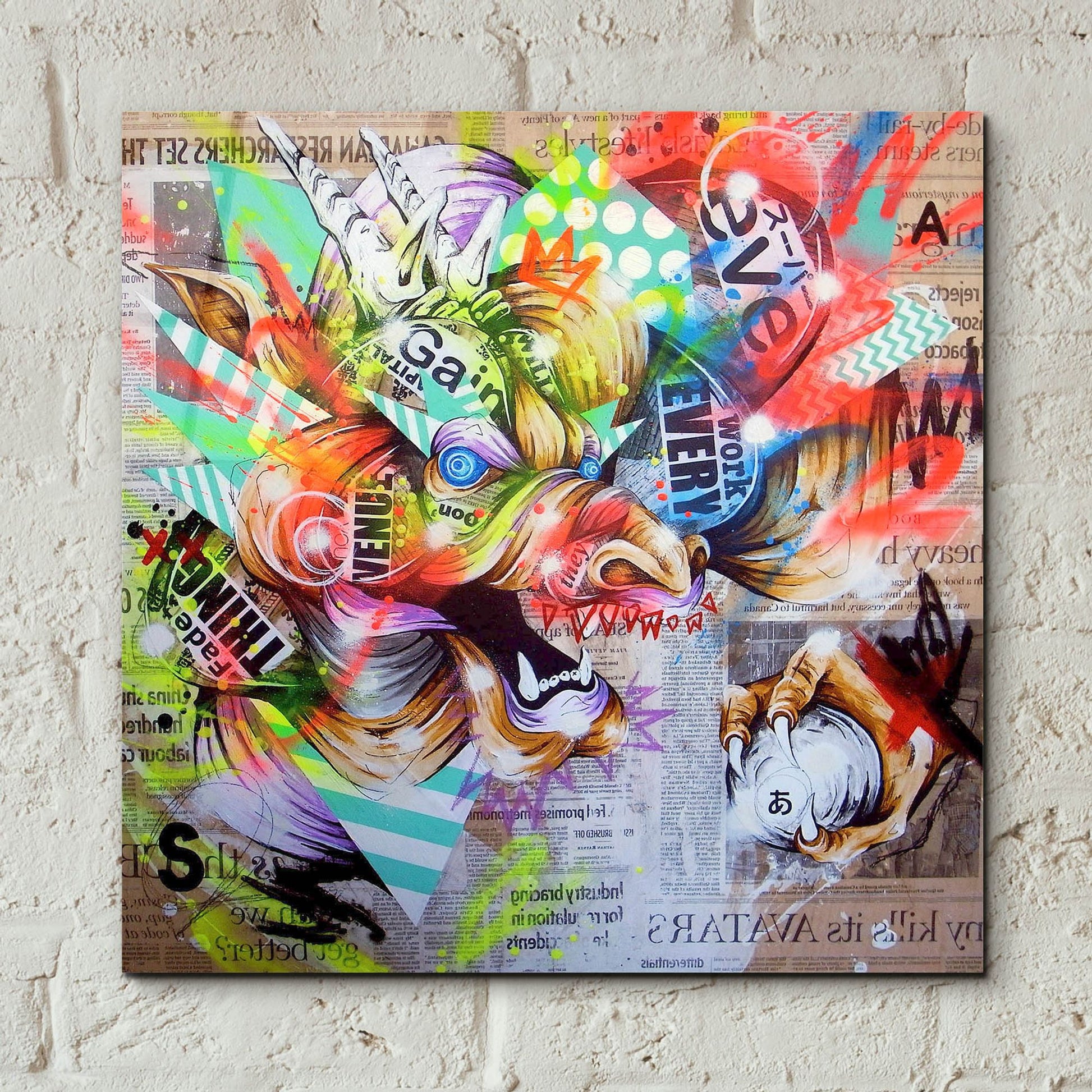 Epic Art 'Seiryu' by Taka Sudo, Acrylic Glass Wall Art,12x12