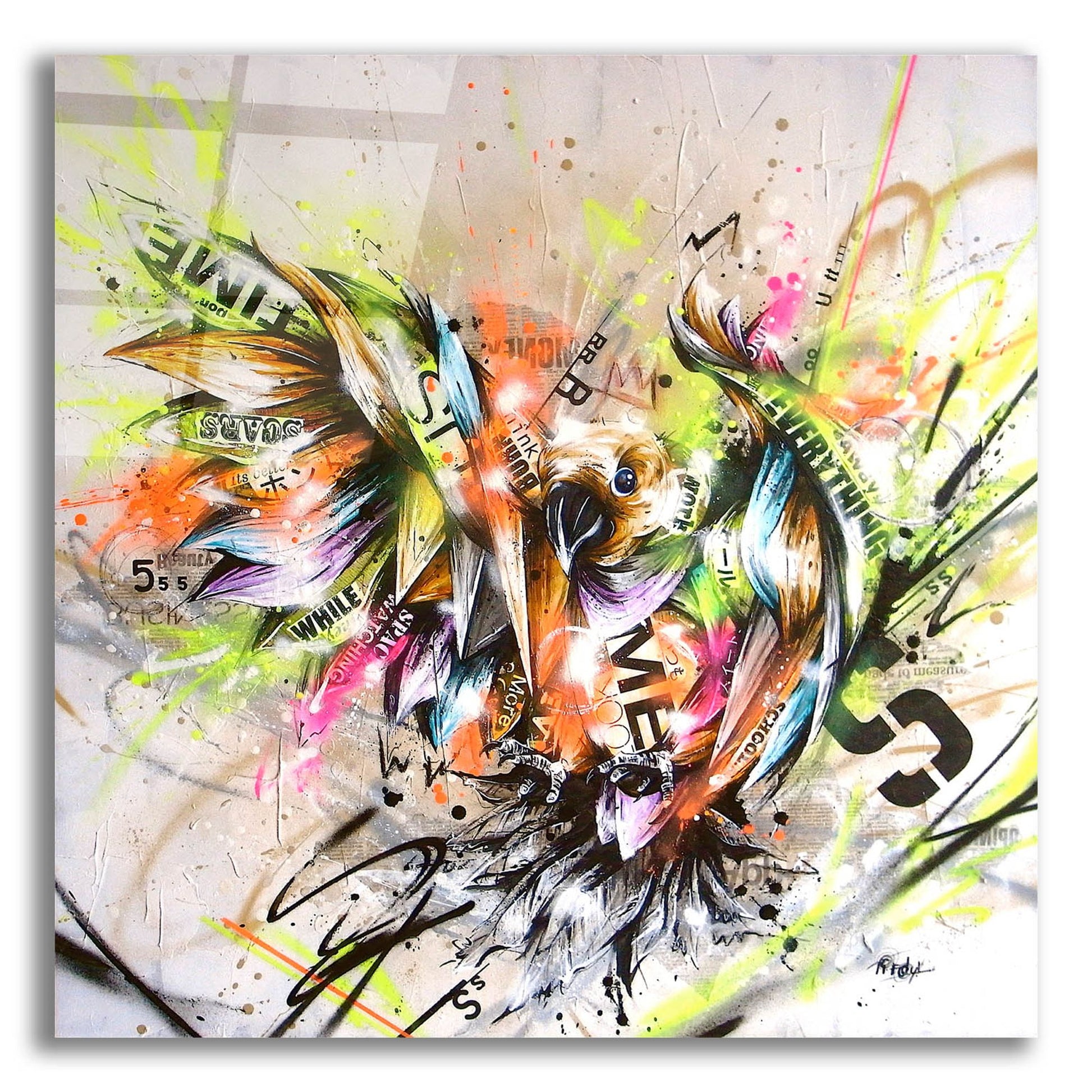 Epic Art 'Sprout' by Taka Sudo, Acrylic Glass Wall Art,12x12