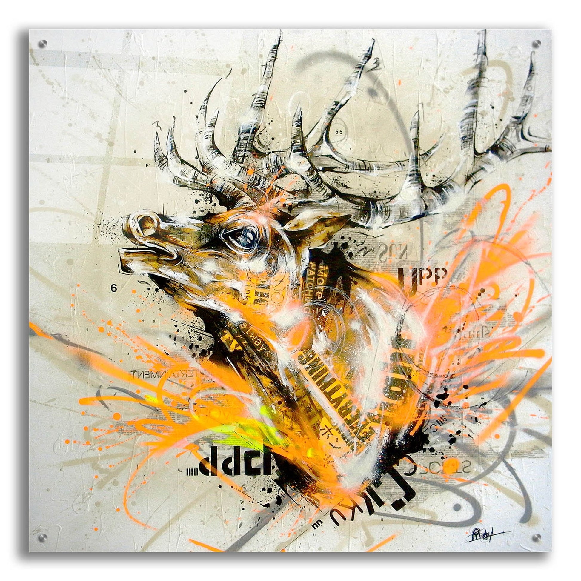 Epic Art 'Pick Up' by Taka Sudo, Acrylic Glass Wall Art,36x36