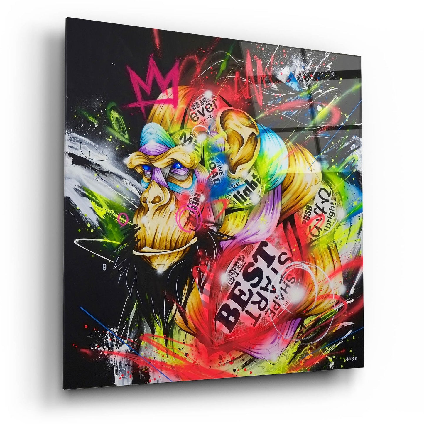 Epic Art 'Samurai' by Taka Sudo, Acrylic Glass Wall Art,12x12