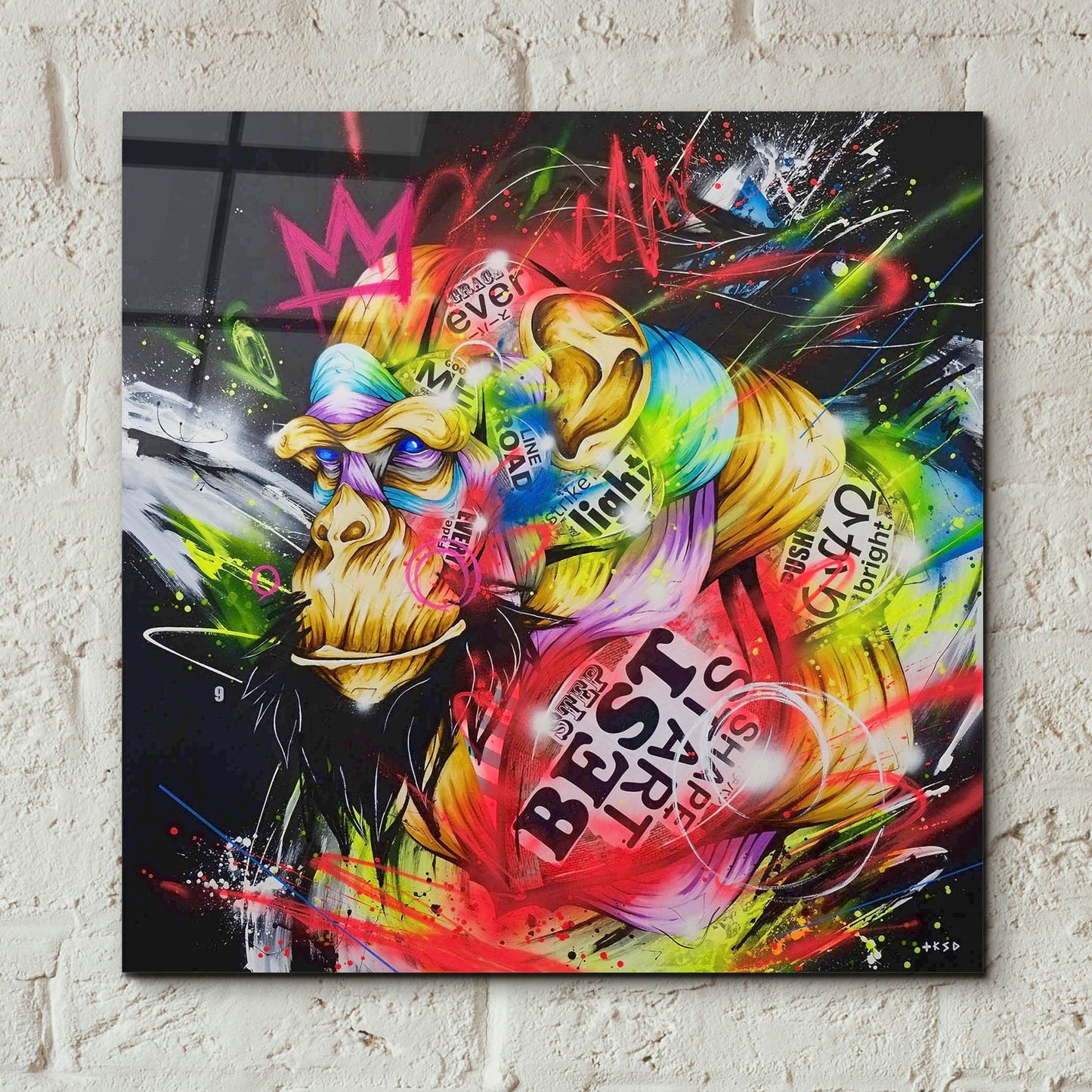 Epic Art 'Samurai' by Taka Sudo, Acrylic Glass Wall Art,12x12