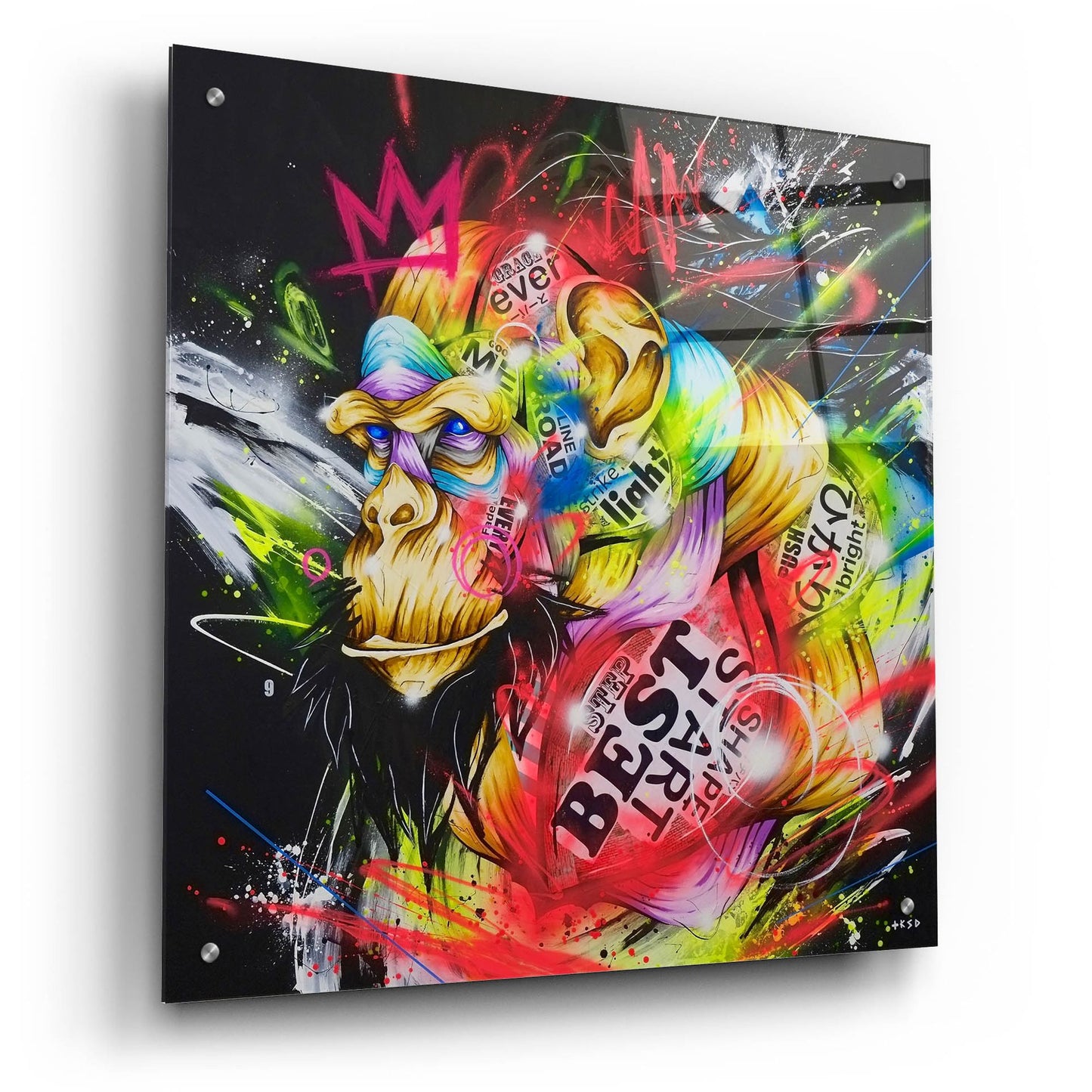 Epic Art 'Samurai' by Taka Sudo, Acrylic Glass Wall Art,24x24