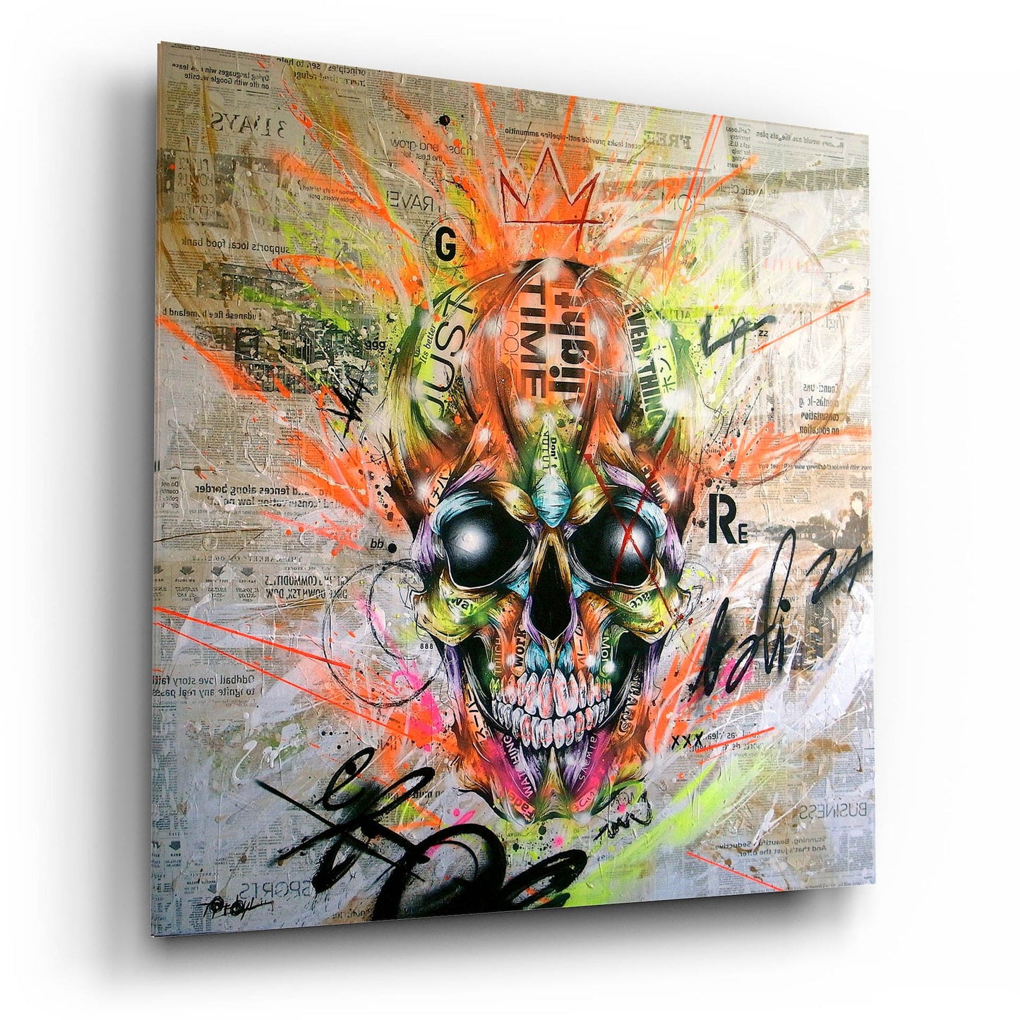 Epic Art 'Globalized Folklore' by Taka Sudo, Acrylic Glass Wall Art,12x12