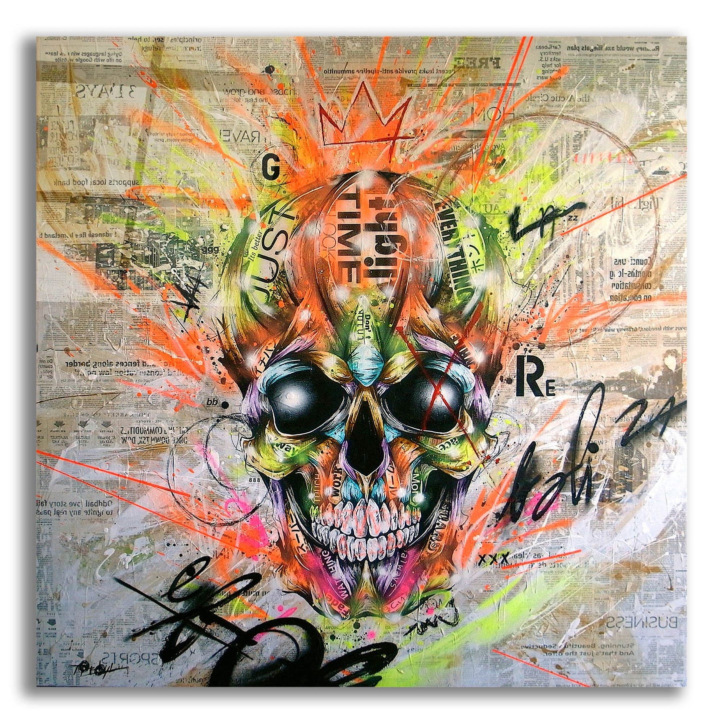 Epic Art 'Globalized Folklore' by Taka Sudo, Acrylic Glass Wall Art,12x12