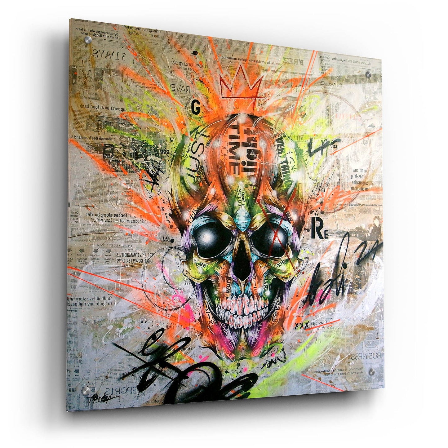 Epic Art 'Globalized Folklore' by Taka Sudo, Acrylic Glass Wall Art,24x24