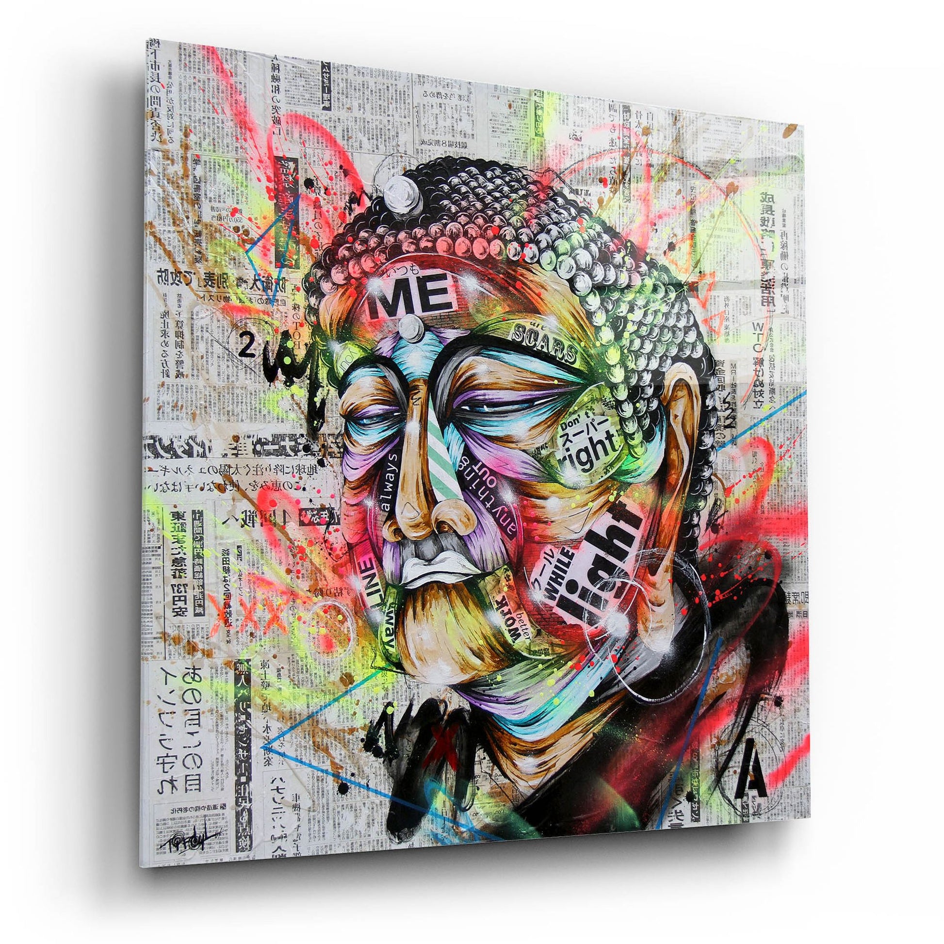 Epic Art 'Holy' by Taka Sudo, Acrylic Glass Wall Art,12x12