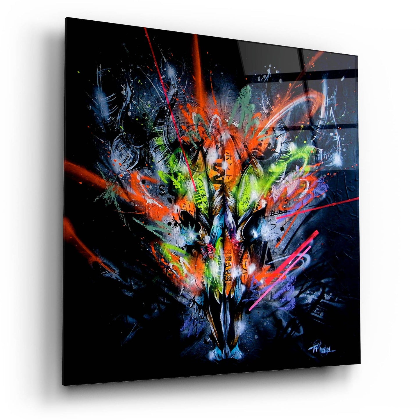 Epic Art 'Land' by Taka Sudo, Acrylic Glass Wall Art,12x12