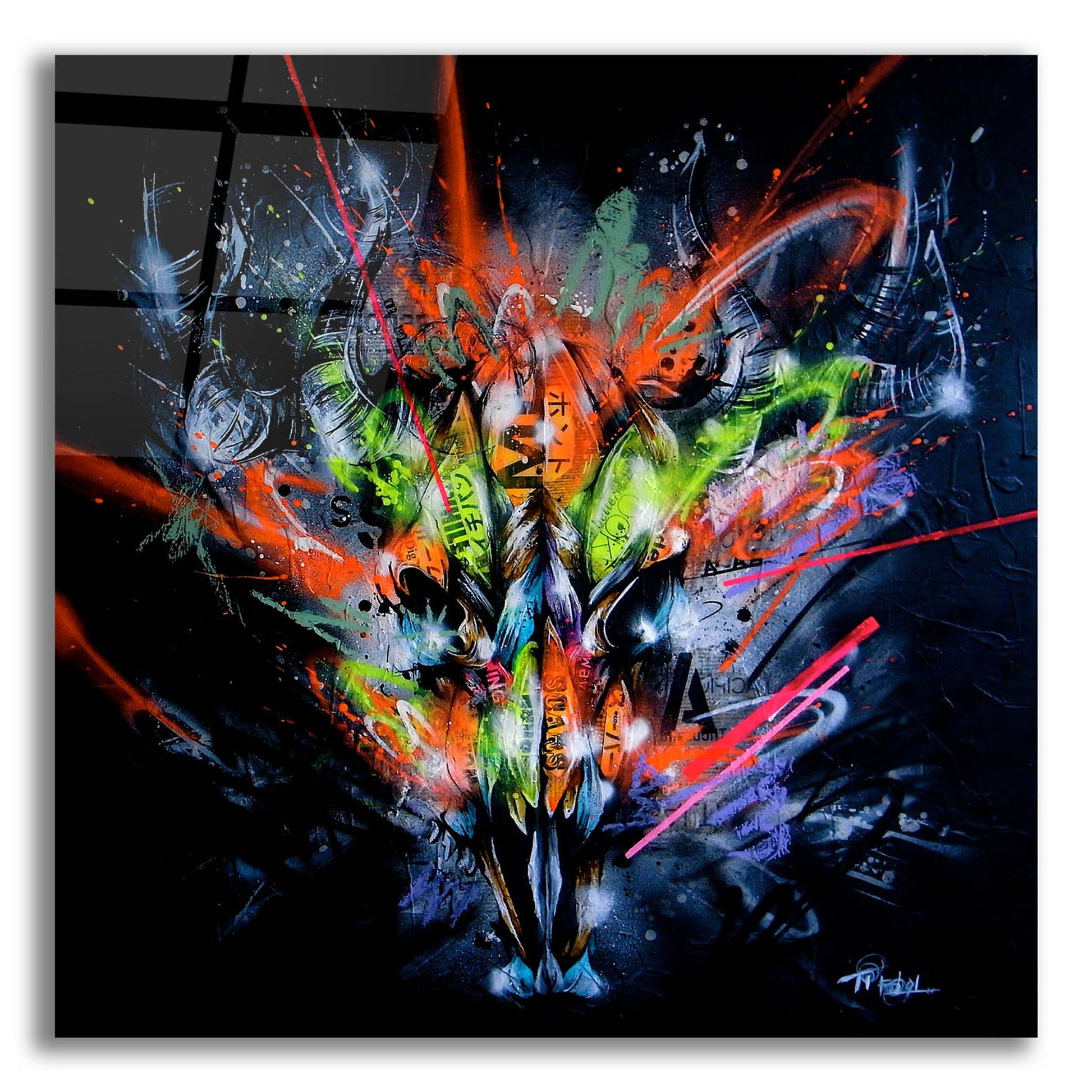 Epic Art 'Land' by Taka Sudo, Acrylic Glass Wall Art,12x12