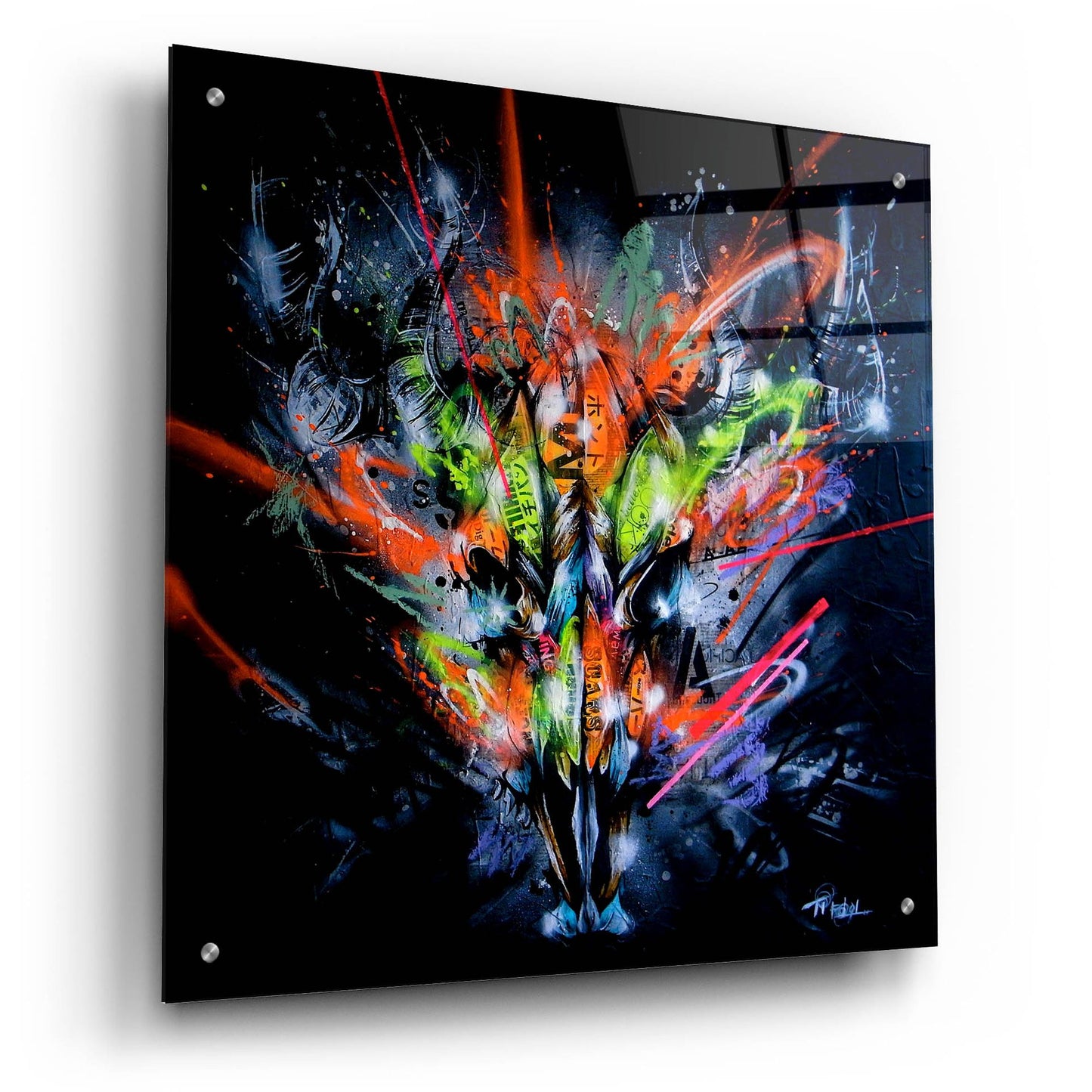 Epic Art 'Land' by Taka Sudo, Acrylic Glass Wall Art,24x24