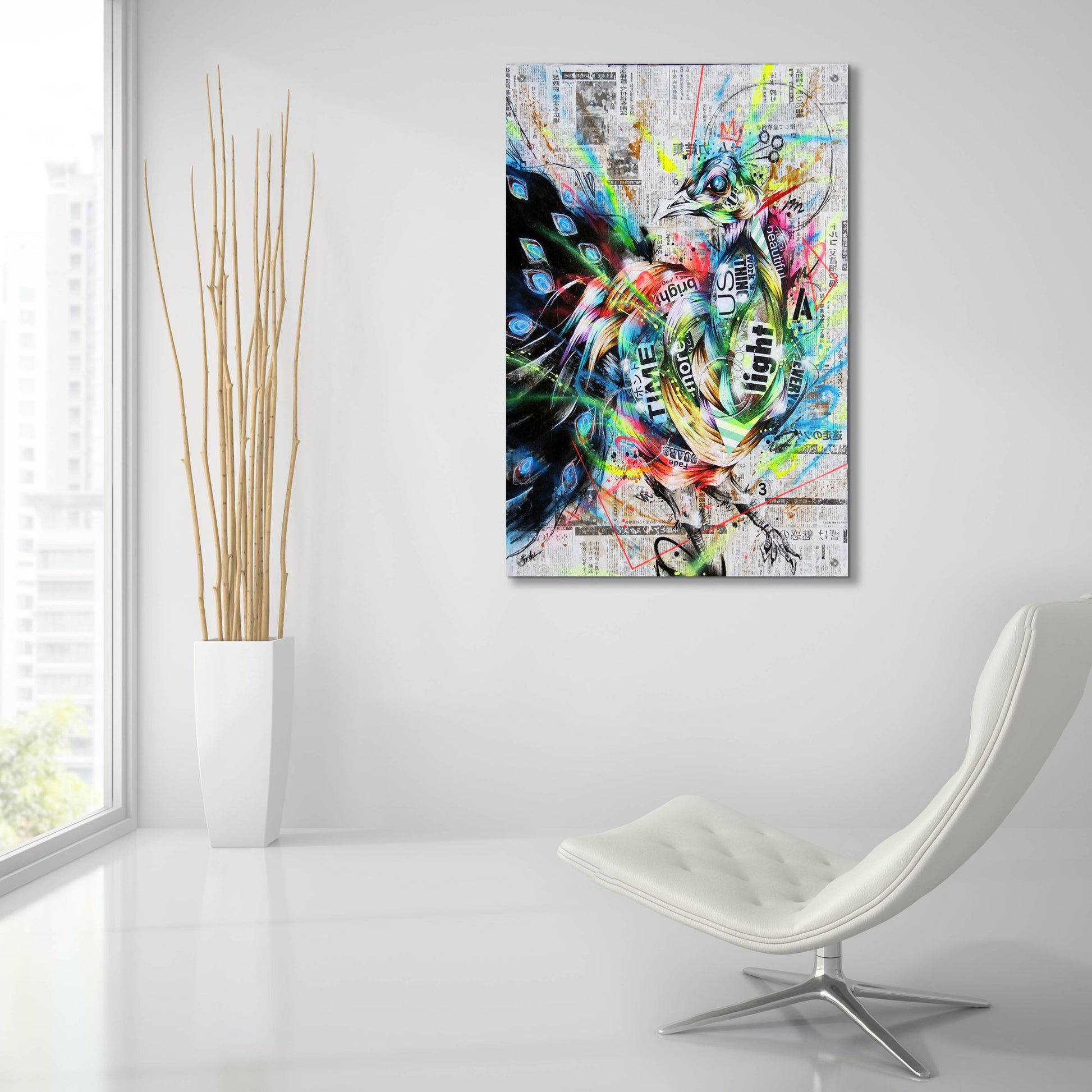 Epic Art 'Suzaku' by Taka Sudo, Acrylic Glass Wall Art,24x36