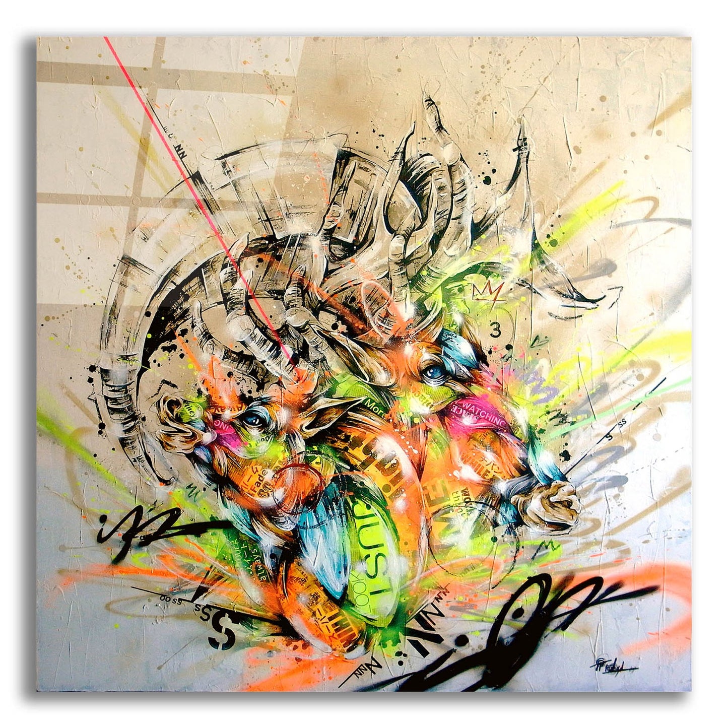 Epic Art 'Unison' by Taka Sudo, Acrylic Glass Wall Art,12x12