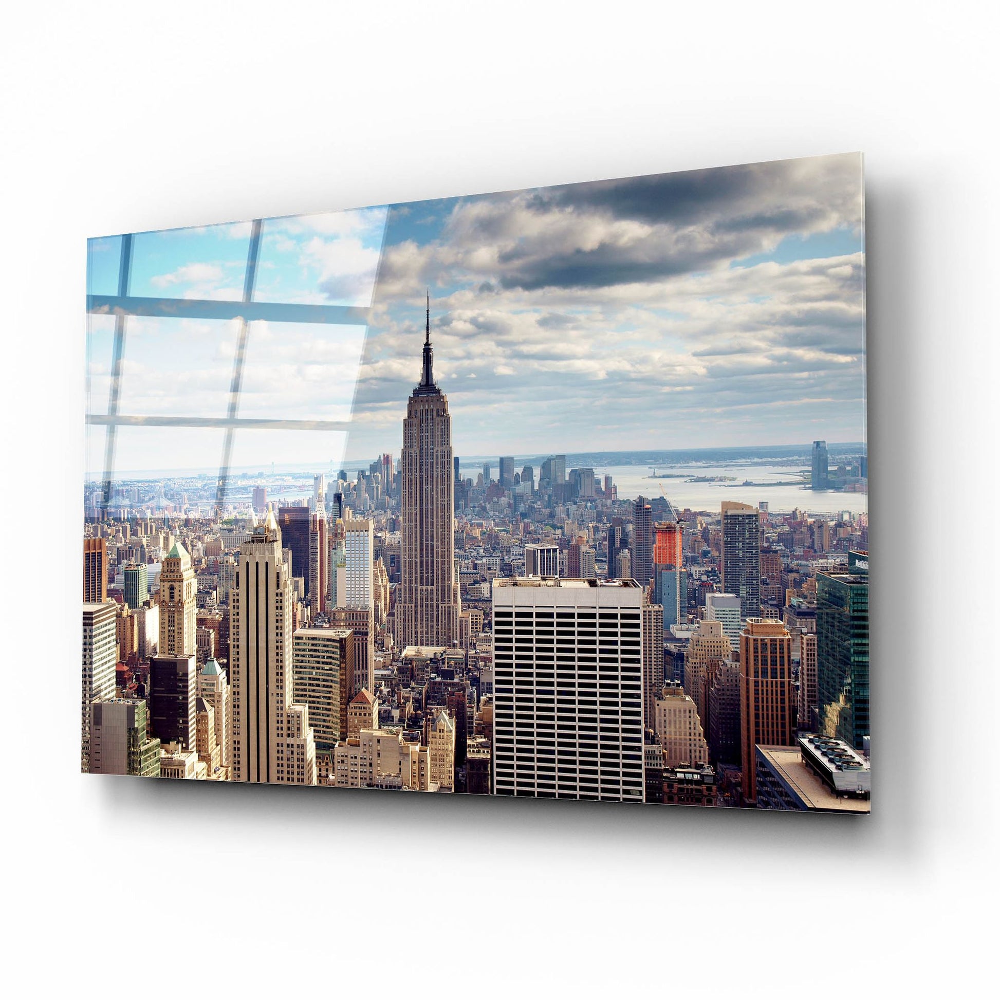 Epic Art 'NYC The Empire' by Nina Papiorek, Acrylic Glass Wall Art,16x12