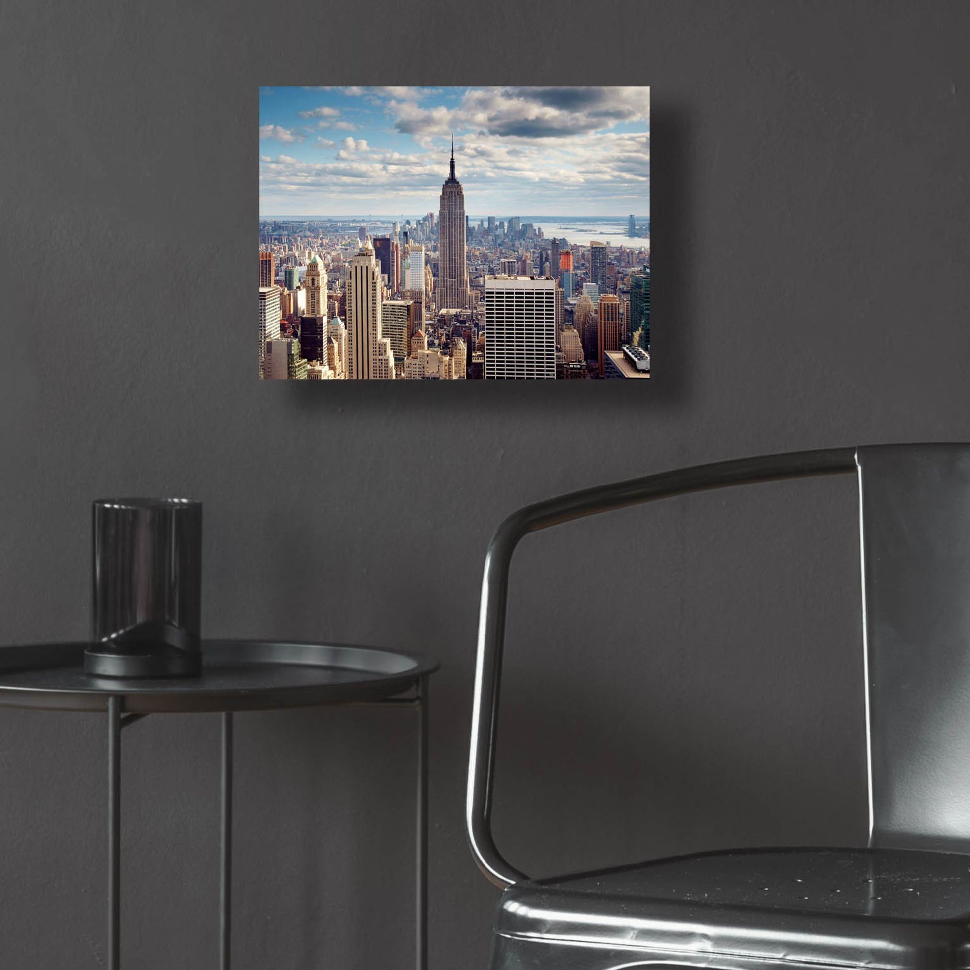 Epic Art 'NYC The Empire' by Nina Papiorek, Acrylic Glass Wall Art,16x12