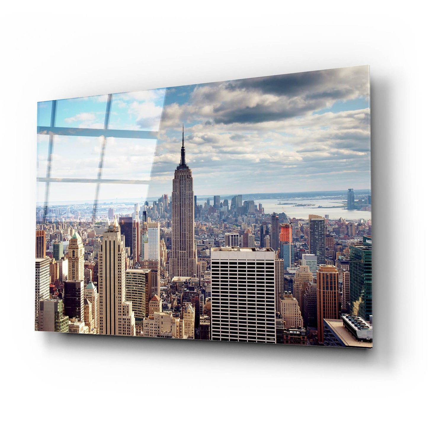 Epic Art 'NYC The Empire' by Nina Papiorek, Acrylic Glass Wall Art,24x16