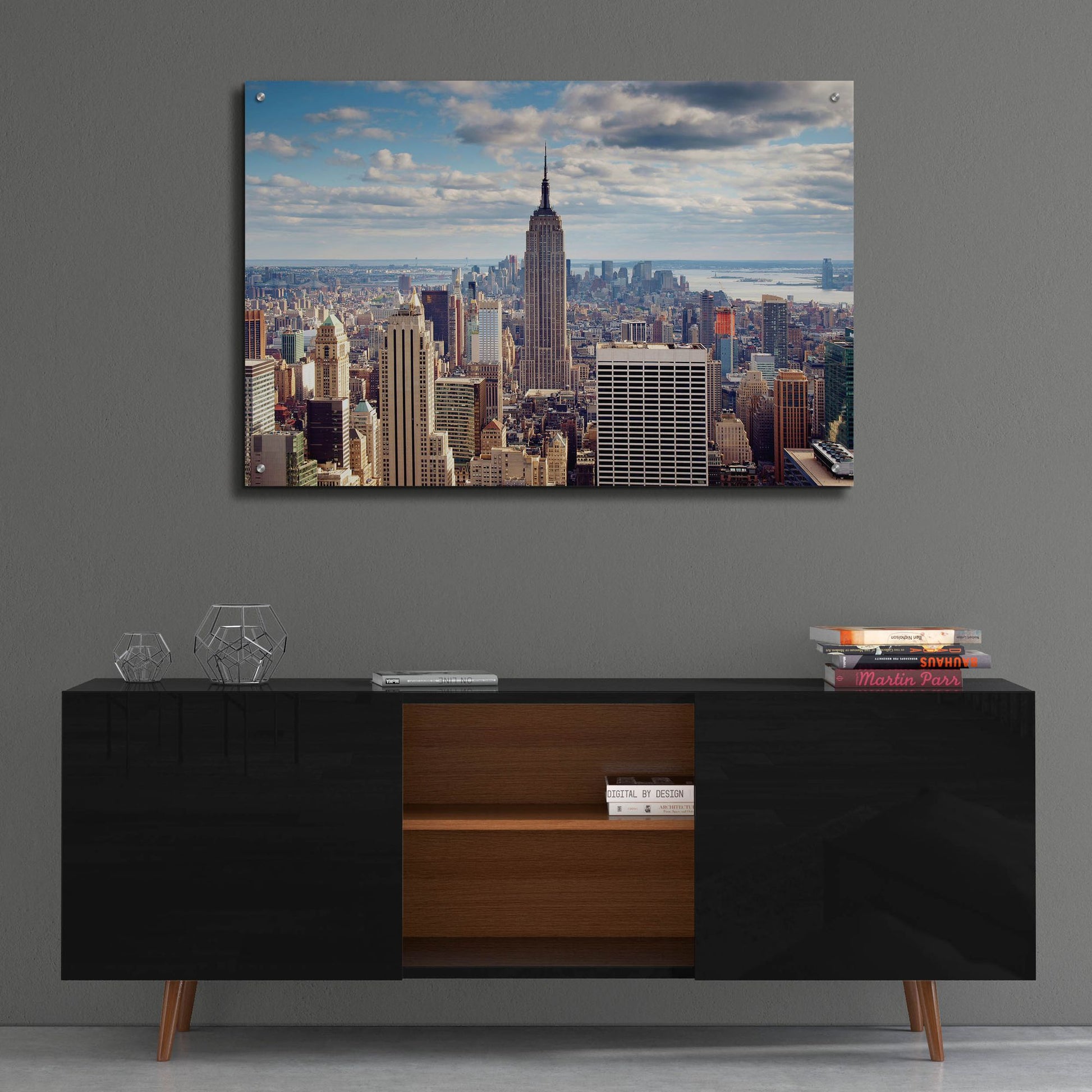 Epic Art 'NYC The Empire' by Nina Papiorek, Acrylic Glass Wall Art,36x24