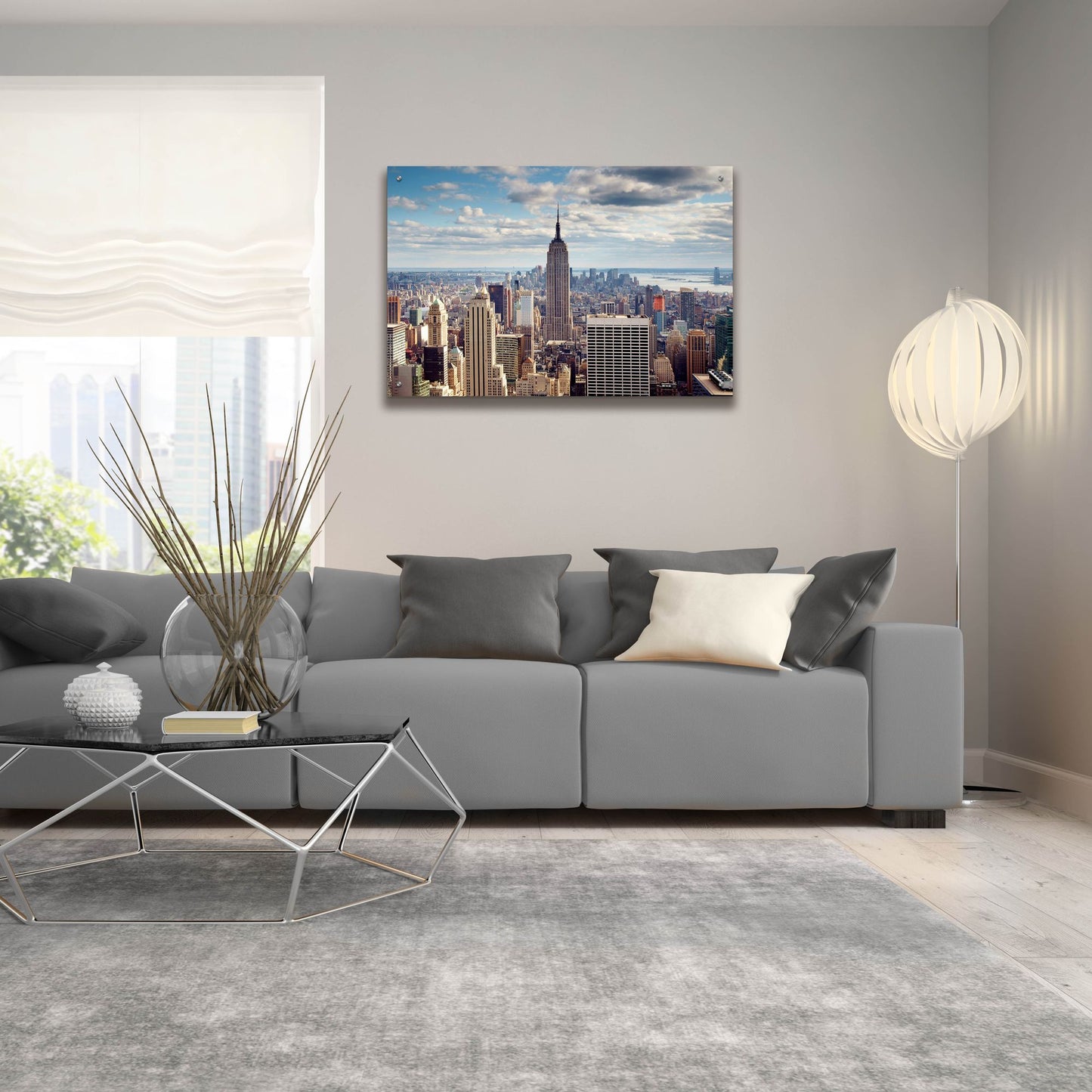 Epic Art 'NYC The Empire' by Nina Papiorek, Acrylic Glass Wall Art,36x24