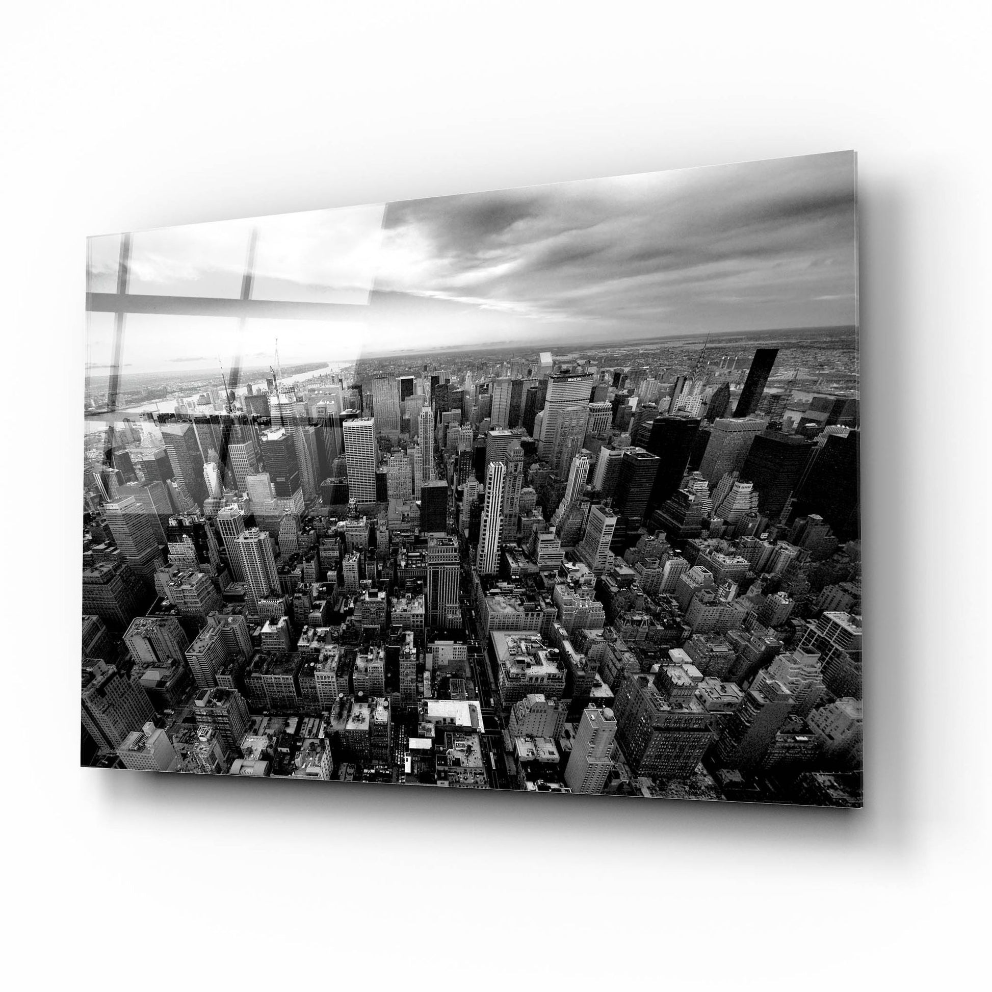 Epic Art 'NYC Uptown' by Nina Papiorek, Acrylic Glass Wall Art,16x12