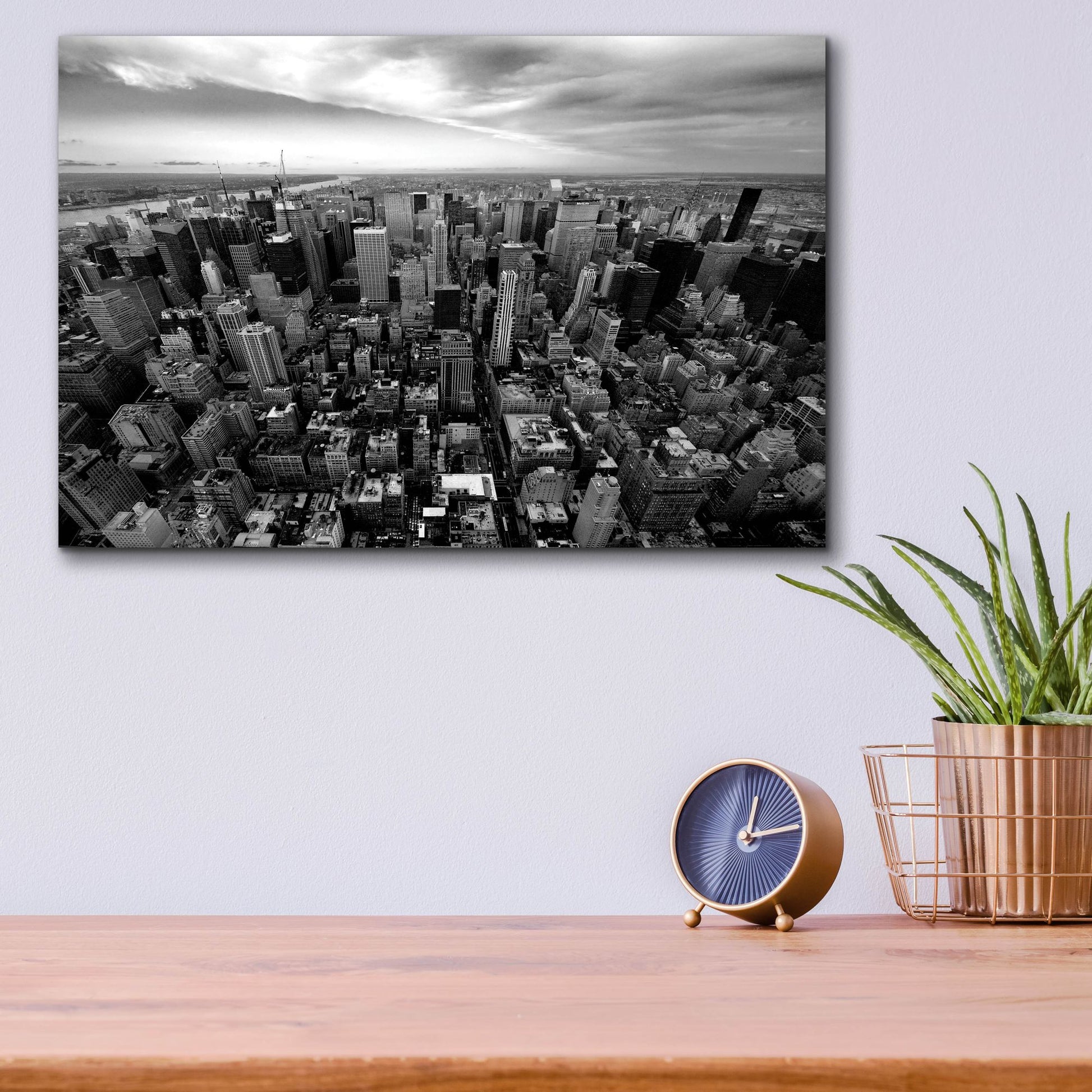 Epic Art 'NYC Uptown' by Nina Papiorek, Acrylic Glass Wall Art,16x12