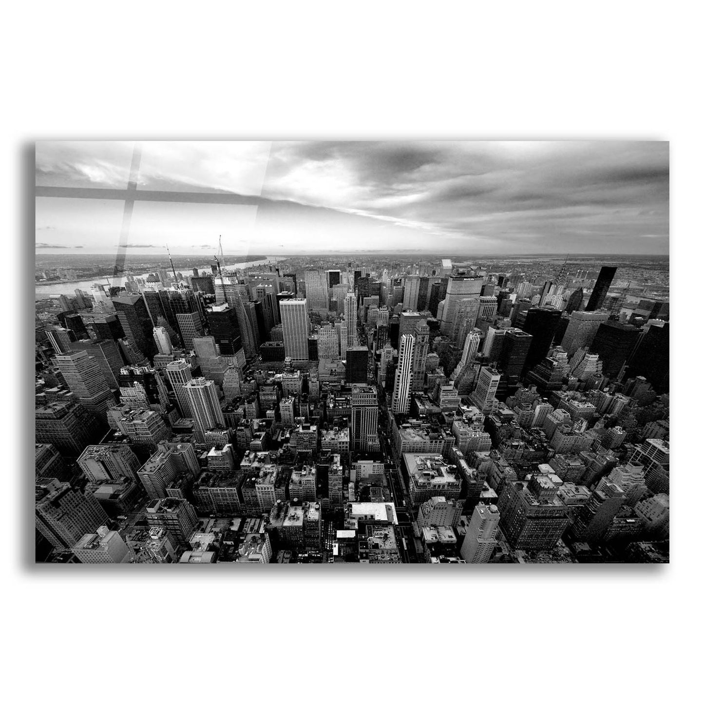 Epic Art 'NYC Uptown' by Nina Papiorek, Acrylic Glass Wall Art,16x12