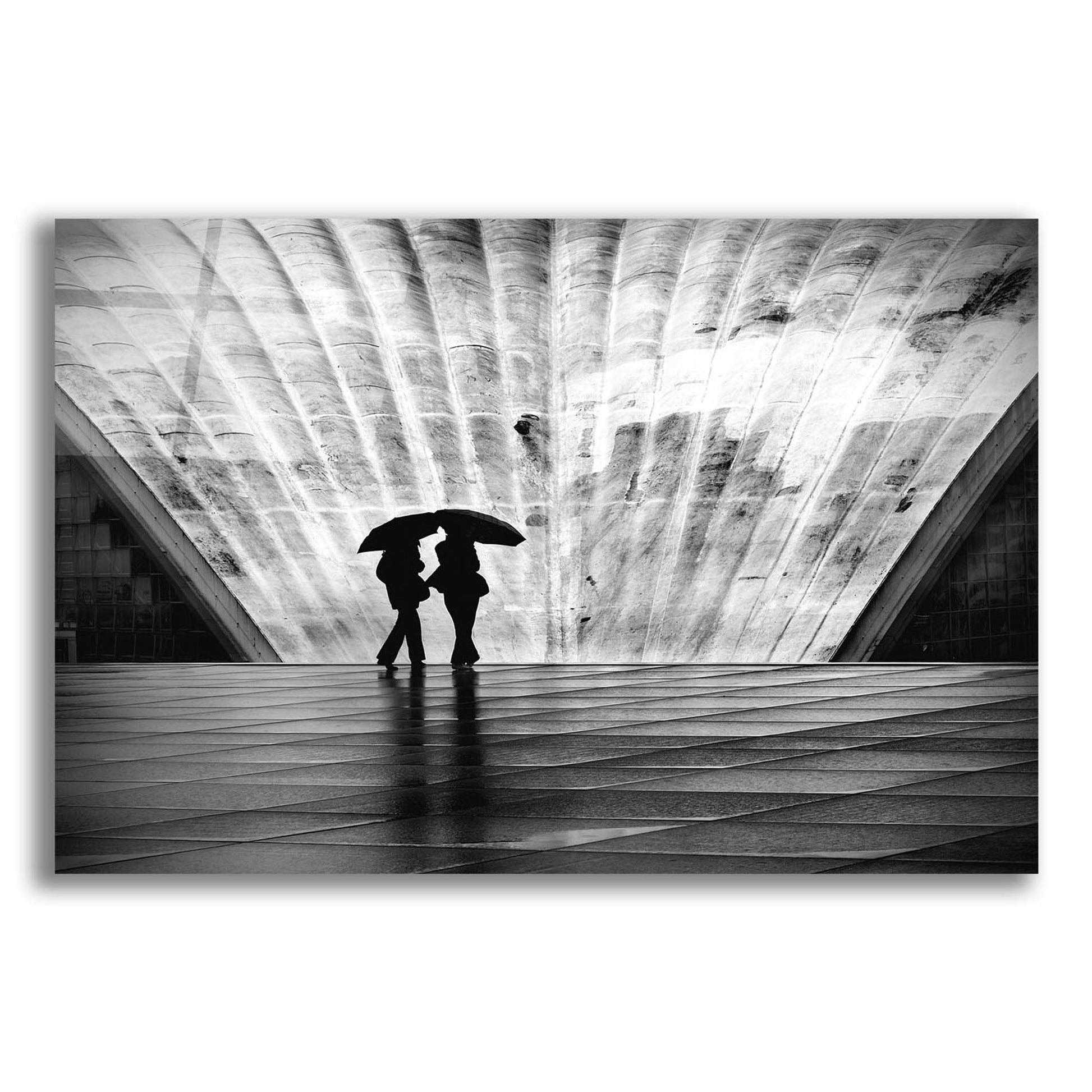 Epic Art 'Paris La Pluie' by Nina Papiorek, Acrylic Glass Wall Art