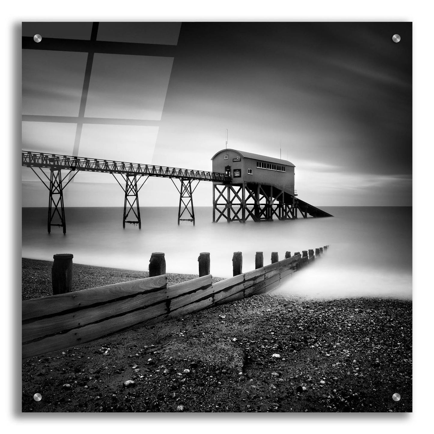 Epic Art 'Selsey Lifeboat Station II' by Nina Papiorek, Acrylic Glass Wall Art,24x24