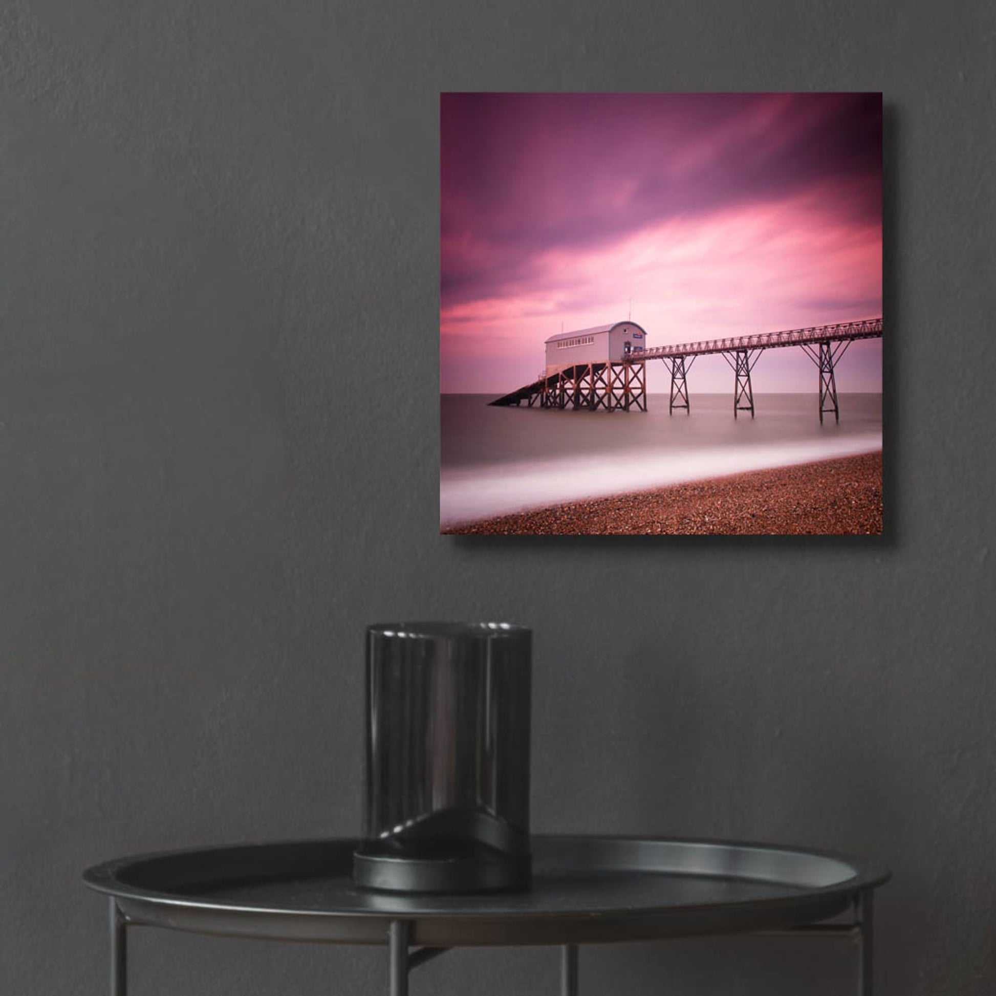 Epic Art 'Selsey Lifeboat Station' by Nina Papiorek, Acrylic Glass Wall Art,12x12