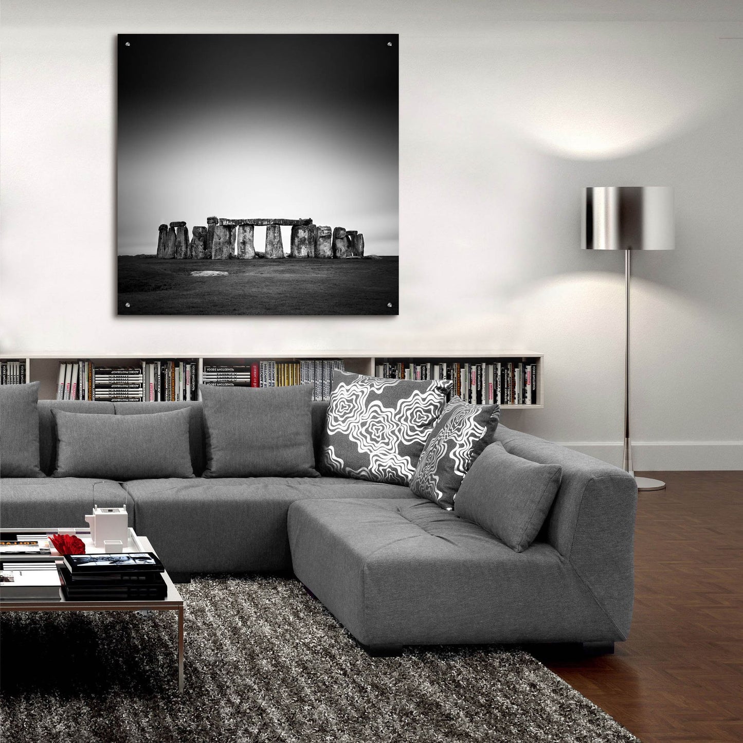 Epic Art 'Stonehenge' by Nina Papiorek, Acrylic Glass Wall Art,36x36