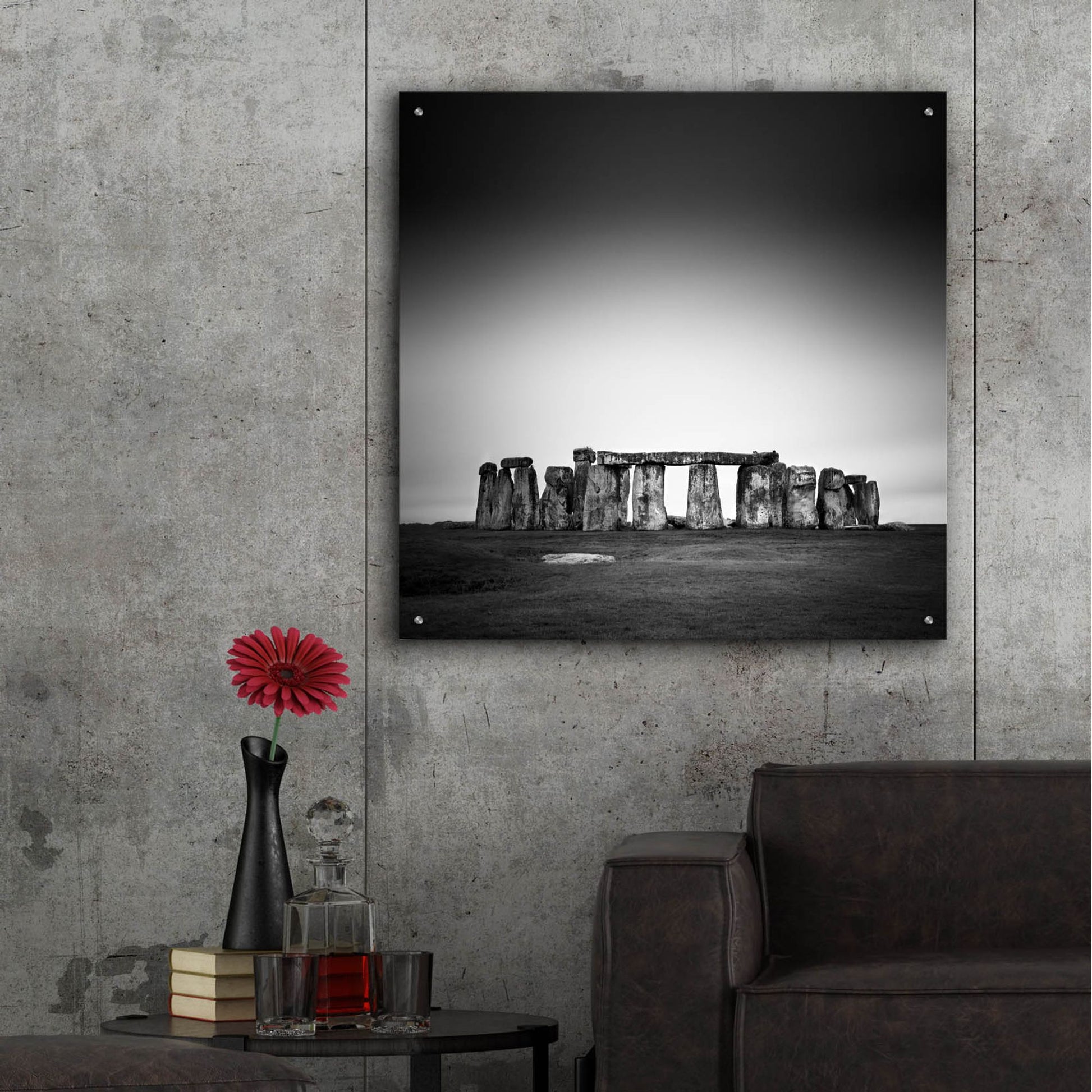 Epic Art 'Stonehenge' by Nina Papiorek, Acrylic Glass Wall Art,36x36