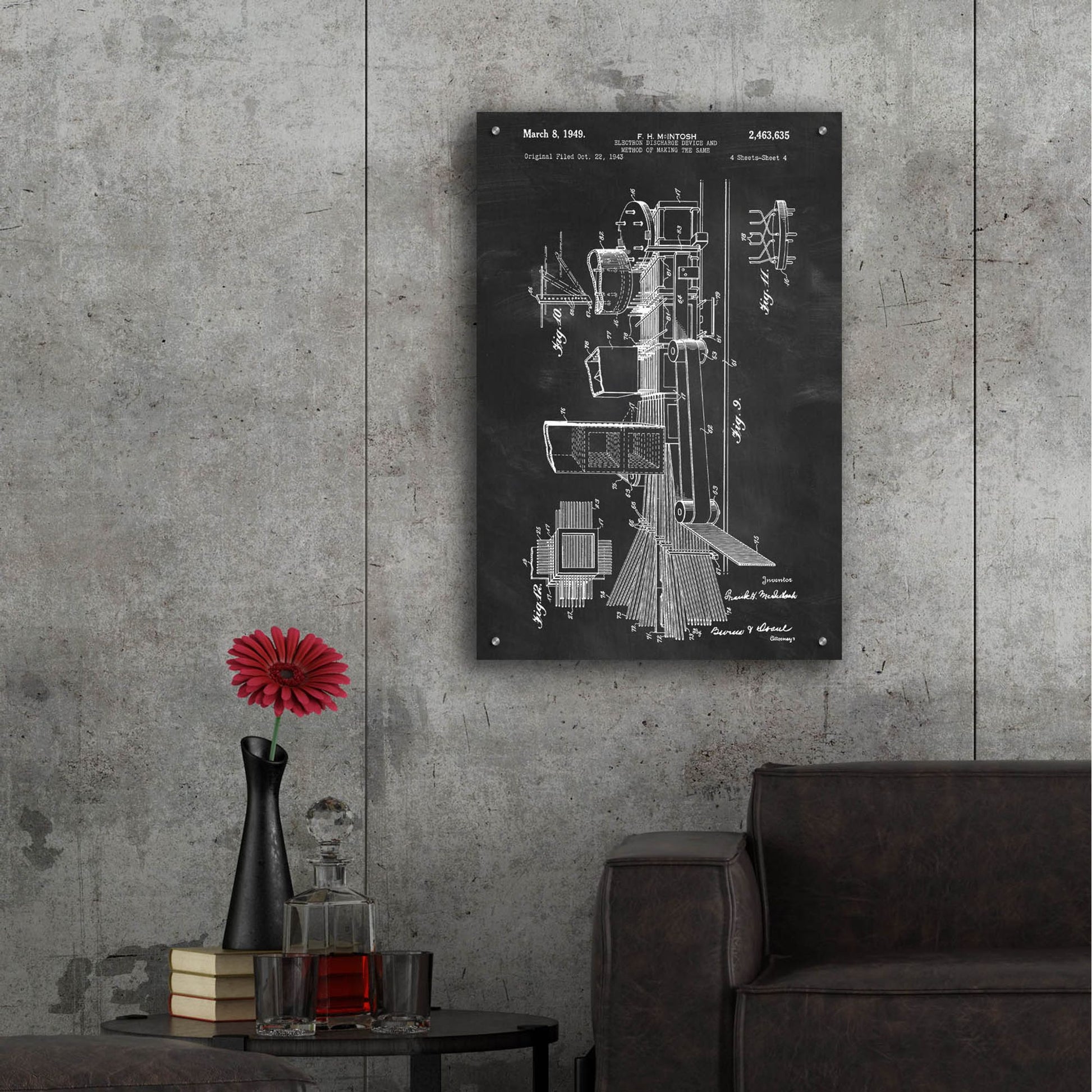 Epic Art 'Electron Discharge Device' by Epic Portfolio, Acrylic Glass Wall Art,24x36
