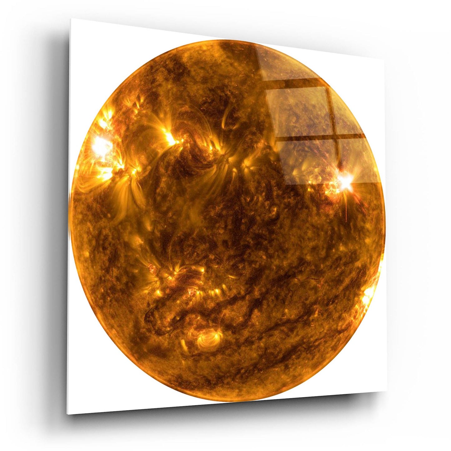 Epic Art 'The Sun copy' by Epic Portfolio, Acrylic Glass Wall Art,12x12