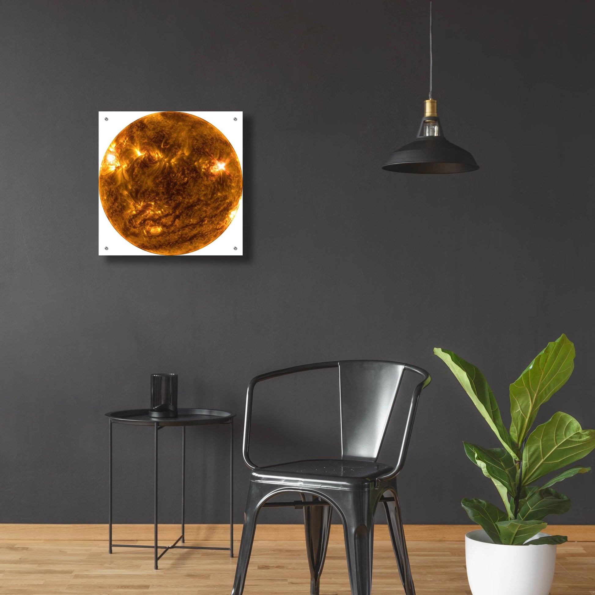 Epic Art 'The Sun copy' by Epic Portfolio, Acrylic Glass Wall Art,24x24