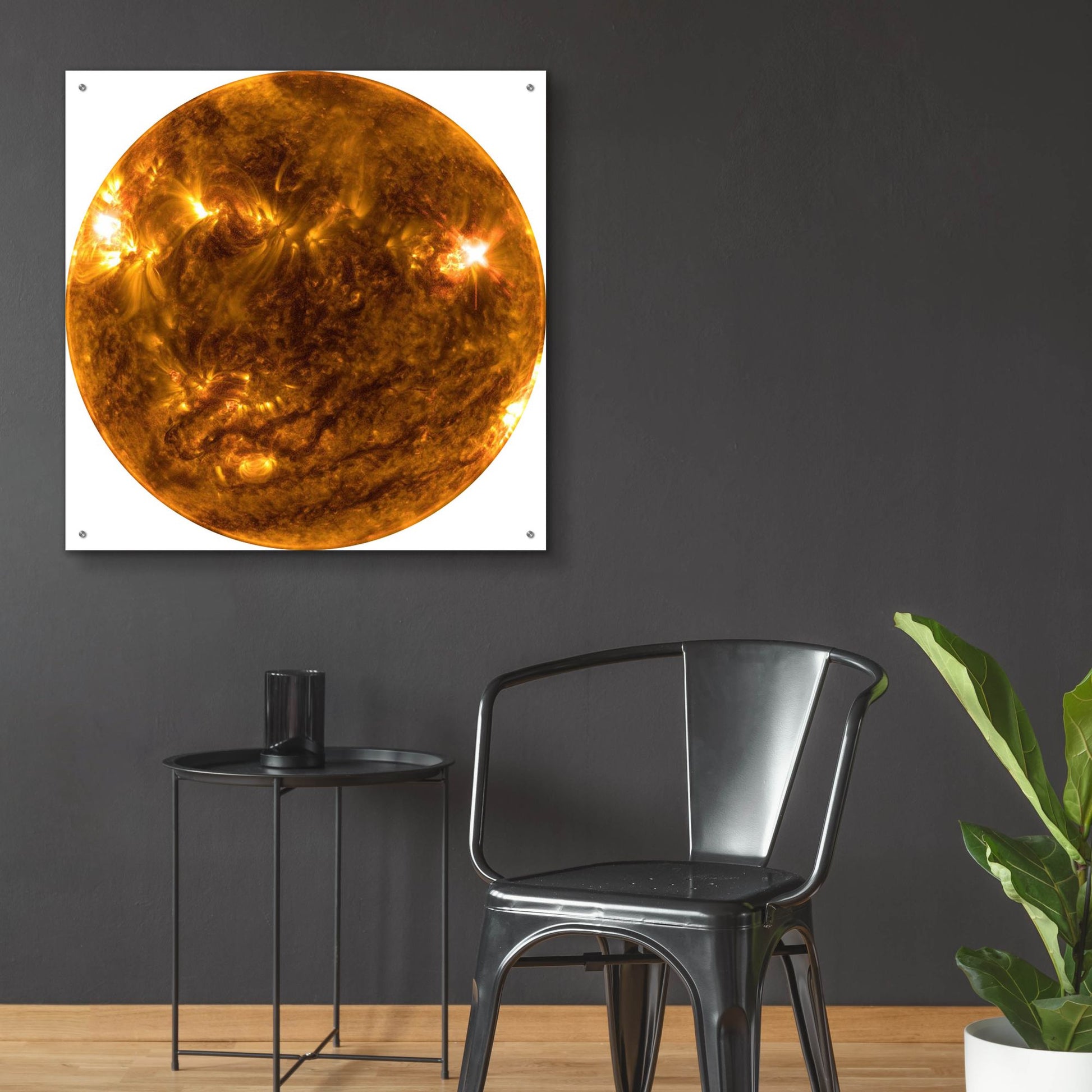 Epic Art 'The Sun copy' by Epic Portfolio, Acrylic Glass Wall Art,36x36