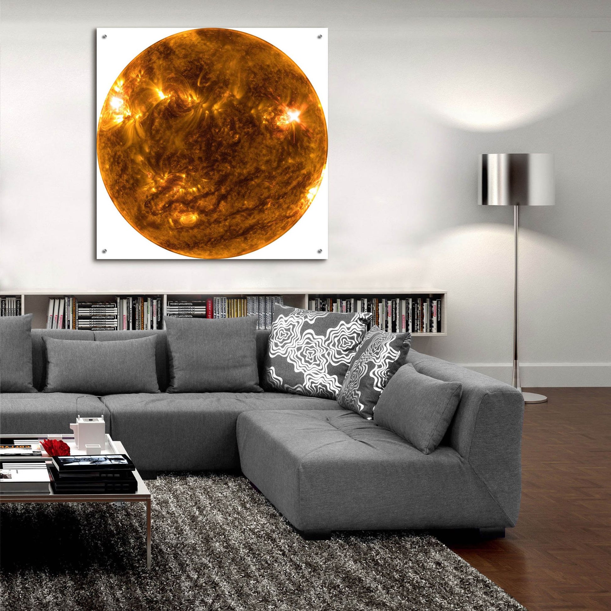 Epic Art 'The Sun copy' by Epic Portfolio, Acrylic Glass Wall Art,36x36