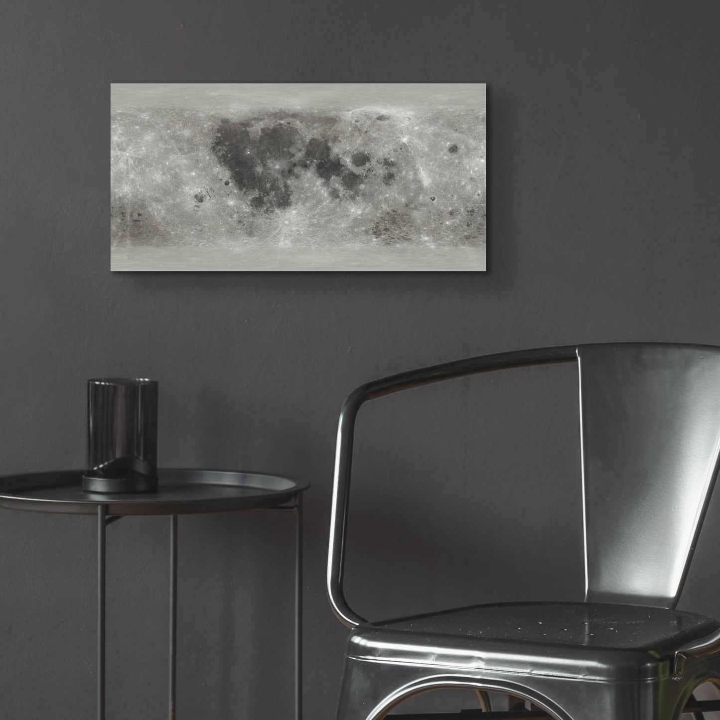 Epic Art 'Moon Map by NASA' by Epic Portfolio, Acrylic Glass Wall Art,24x12