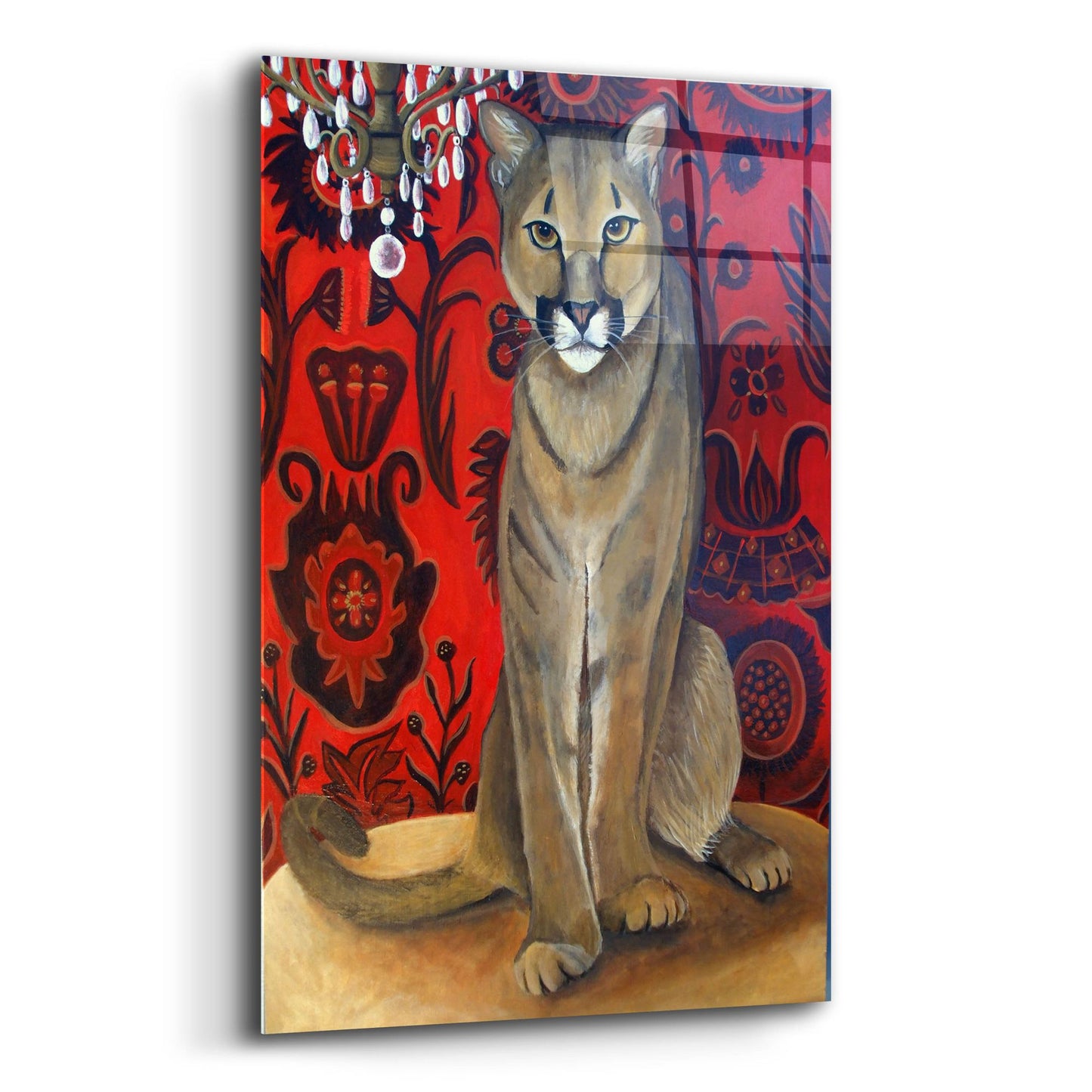 Epic Art 'Best Cougar 2' by Catherine A Nolin, Acrylic Glass Wall Art,12x16