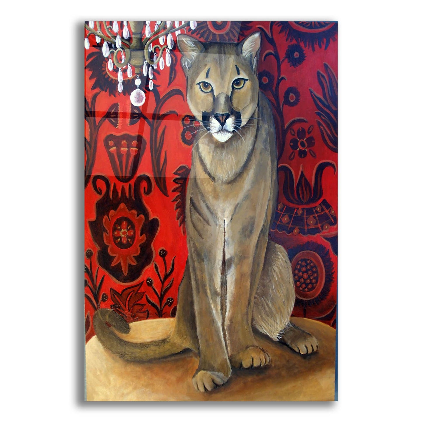 Epic Art 'Best Cougar 2' by Catherine A Nolin, Acrylic Glass Wall Art,12x16