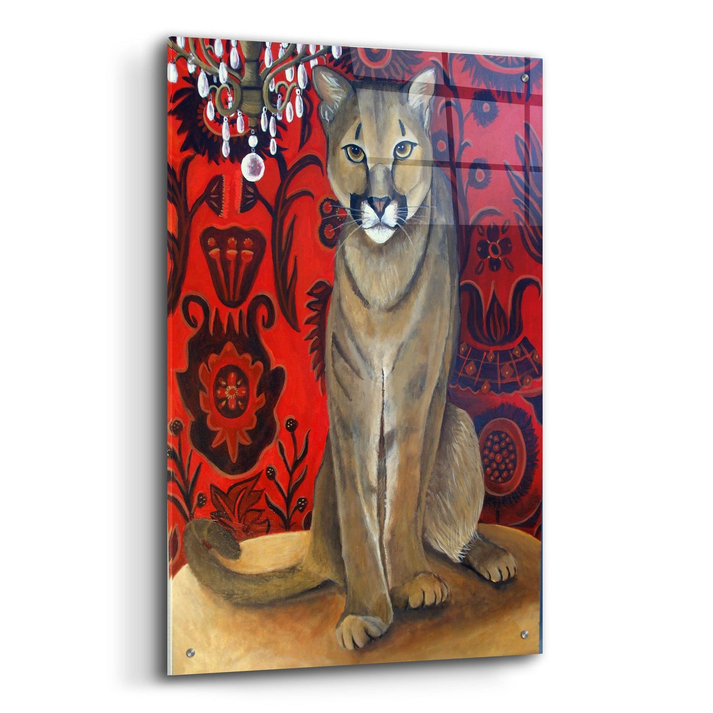 Epic Art 'Best Cougar 2' by Catherine A Nolin, Acrylic Glass Wall Art,24x36