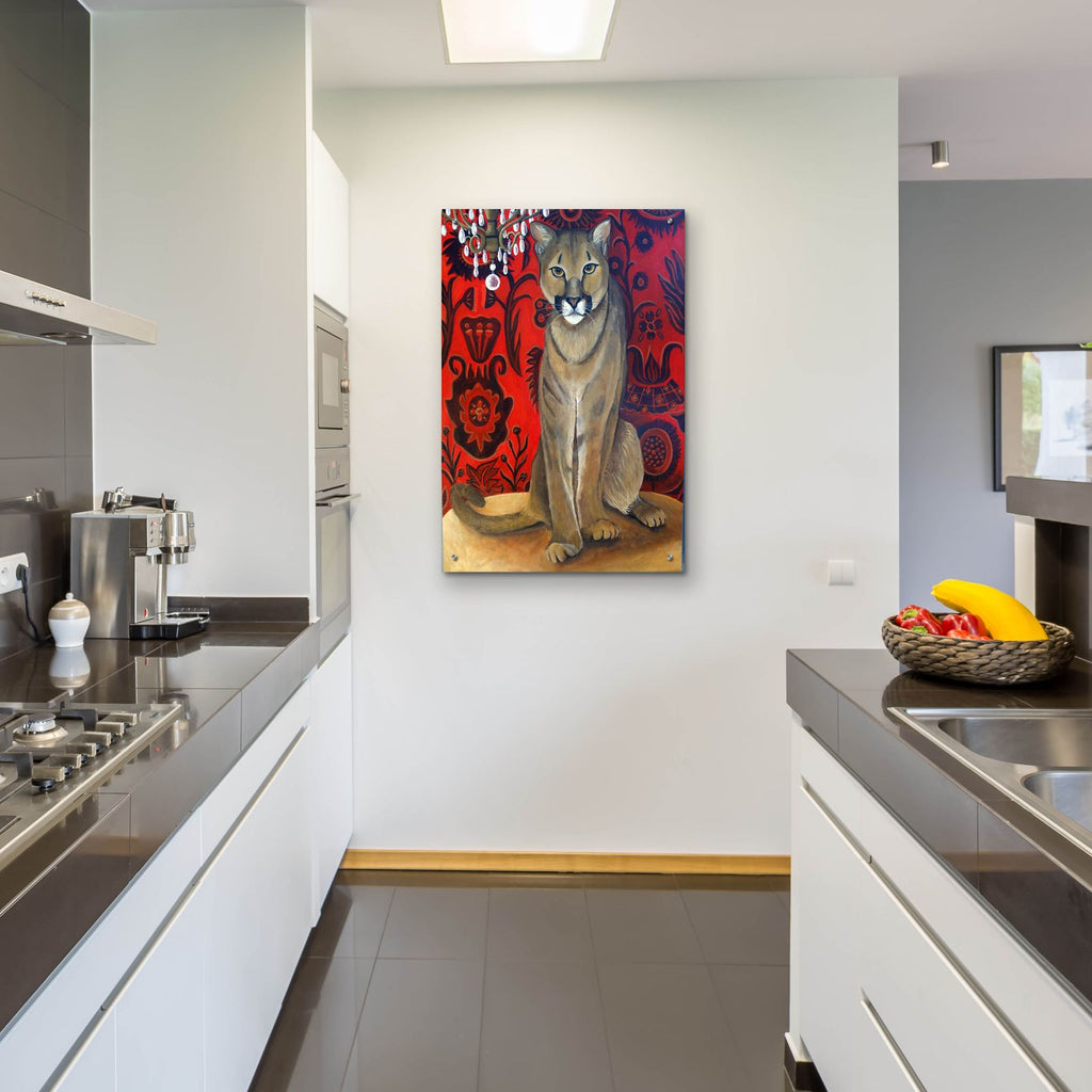 Best Cougar 2 by Catherine A Nolin - 24x36 acrylic wall art in a room