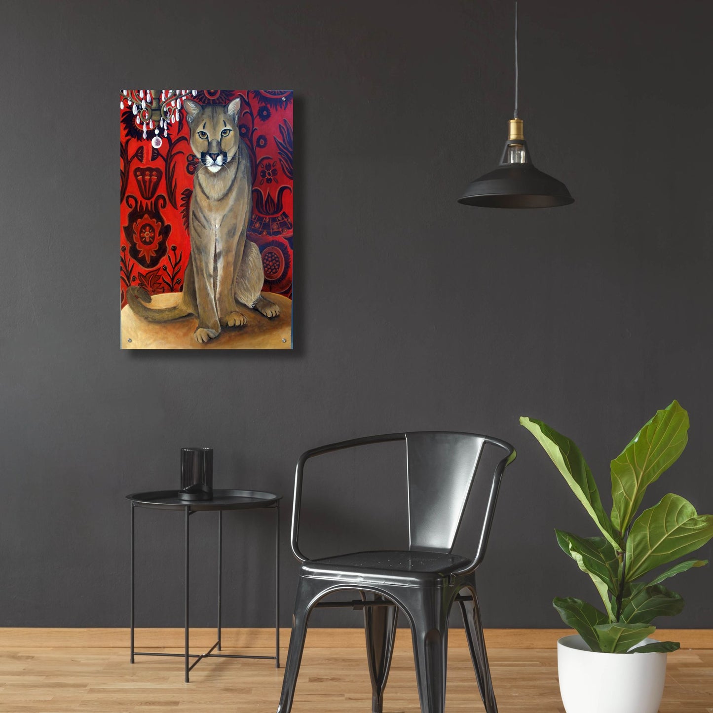 Epic Art 'Best Cougar 2' by Catherine A Nolin, Acrylic Glass Wall Art,24x36