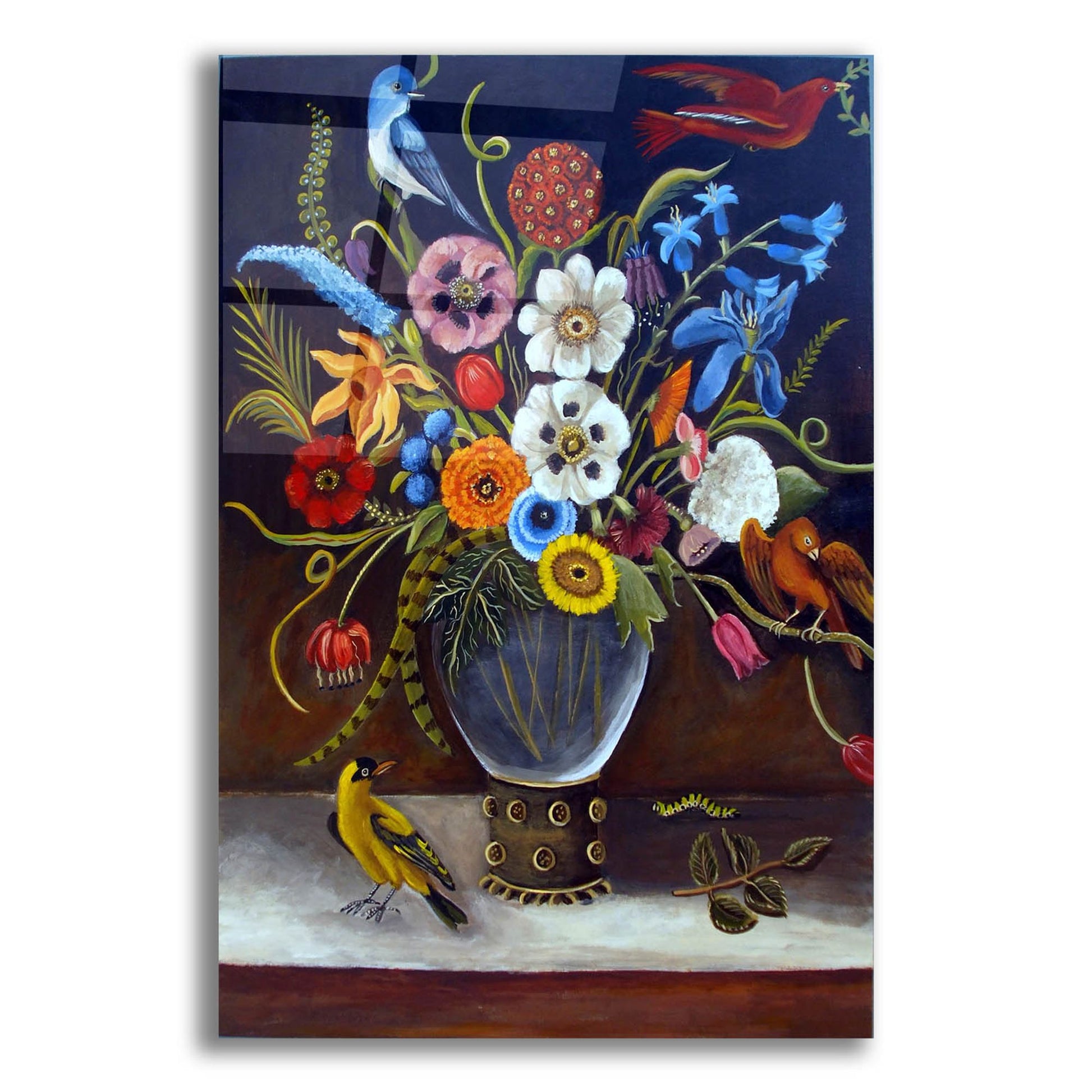 Epic Art 'Be Still Life' by Catherine A Nolin, Acrylic Glass Wall Art,12x16