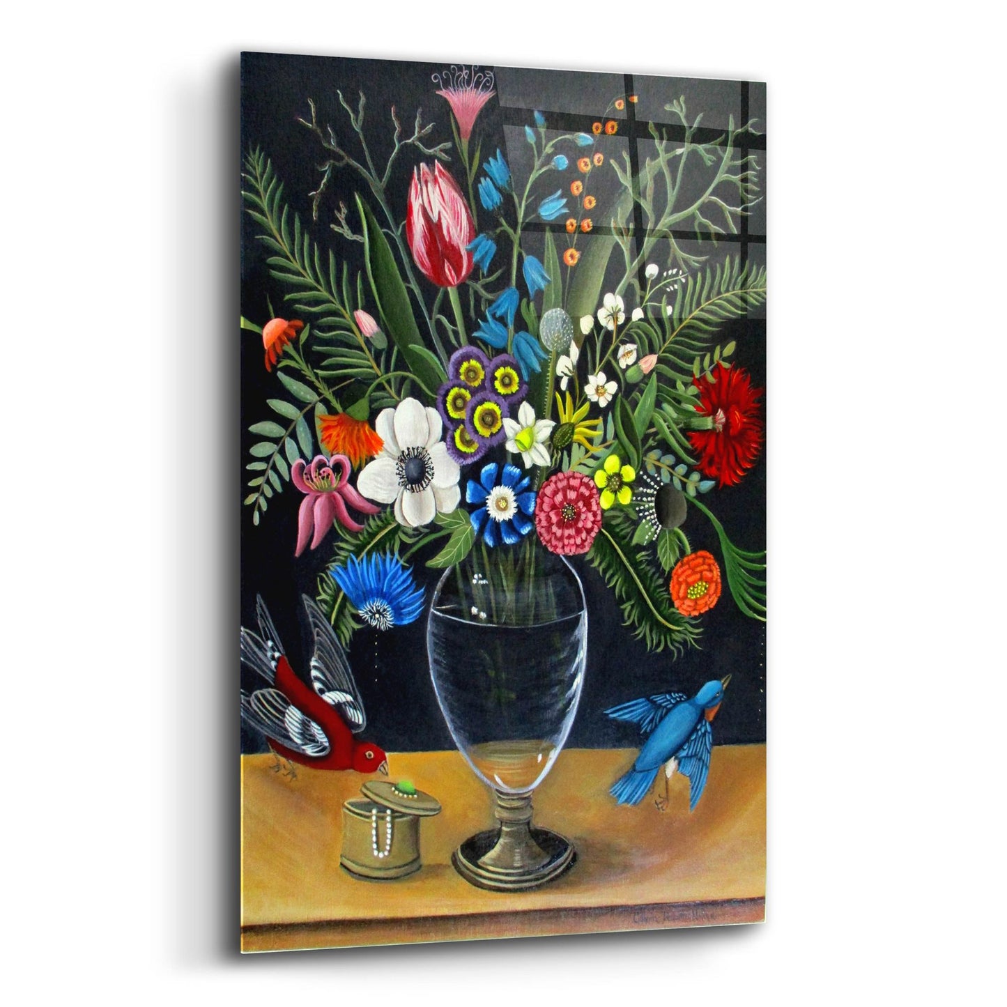 Epic Art 'Best Vase' by Catherine A Nolin, Acrylic Glass Wall Art,12x16