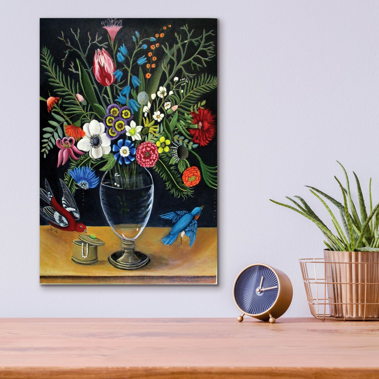 Epic Art 'Best Vase' by Catherine A Nolin, Acrylic Glass Wall Art,12x16