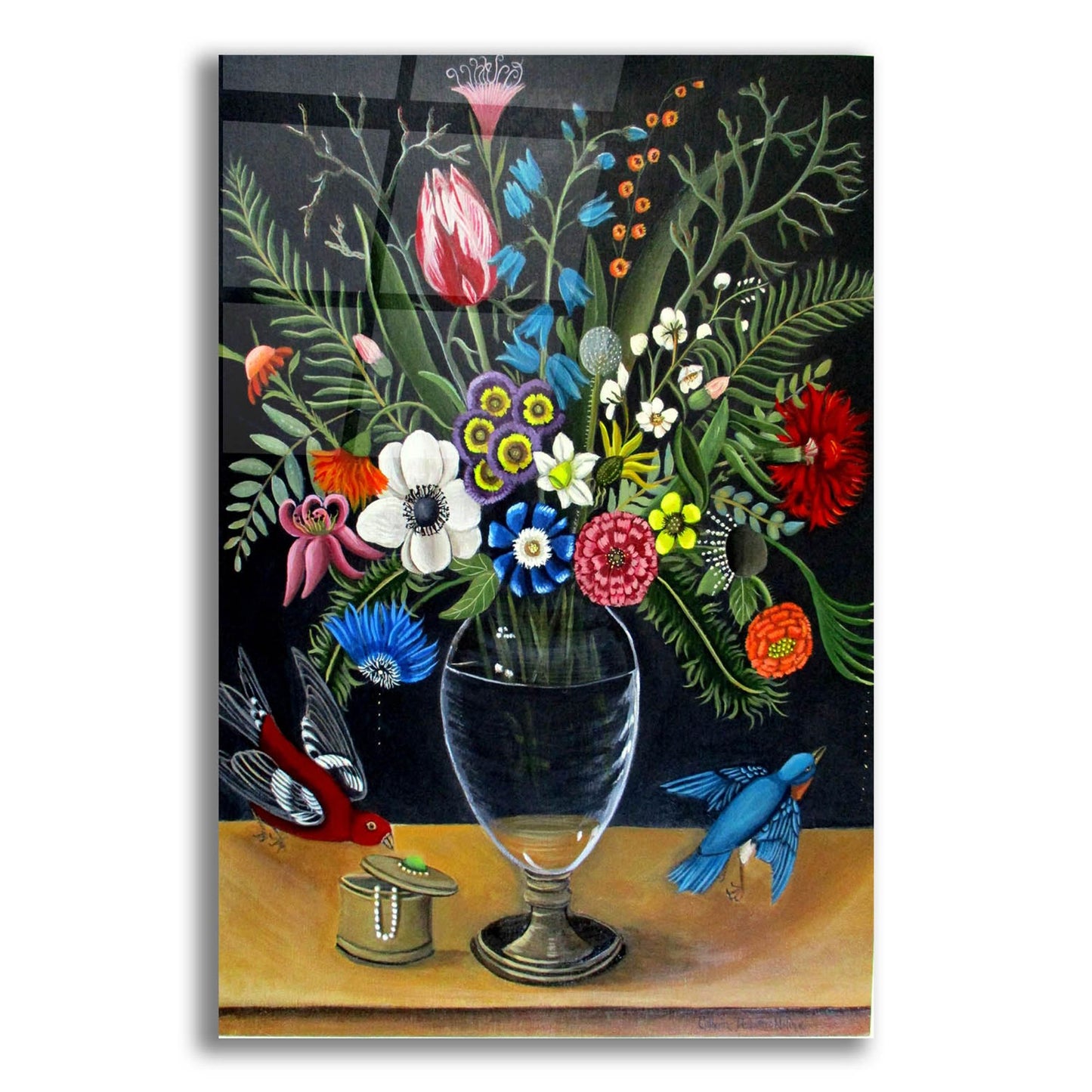 Epic Art 'Best Vase' by Catherine A Nolin, Acrylic Glass Wall Art,12x16