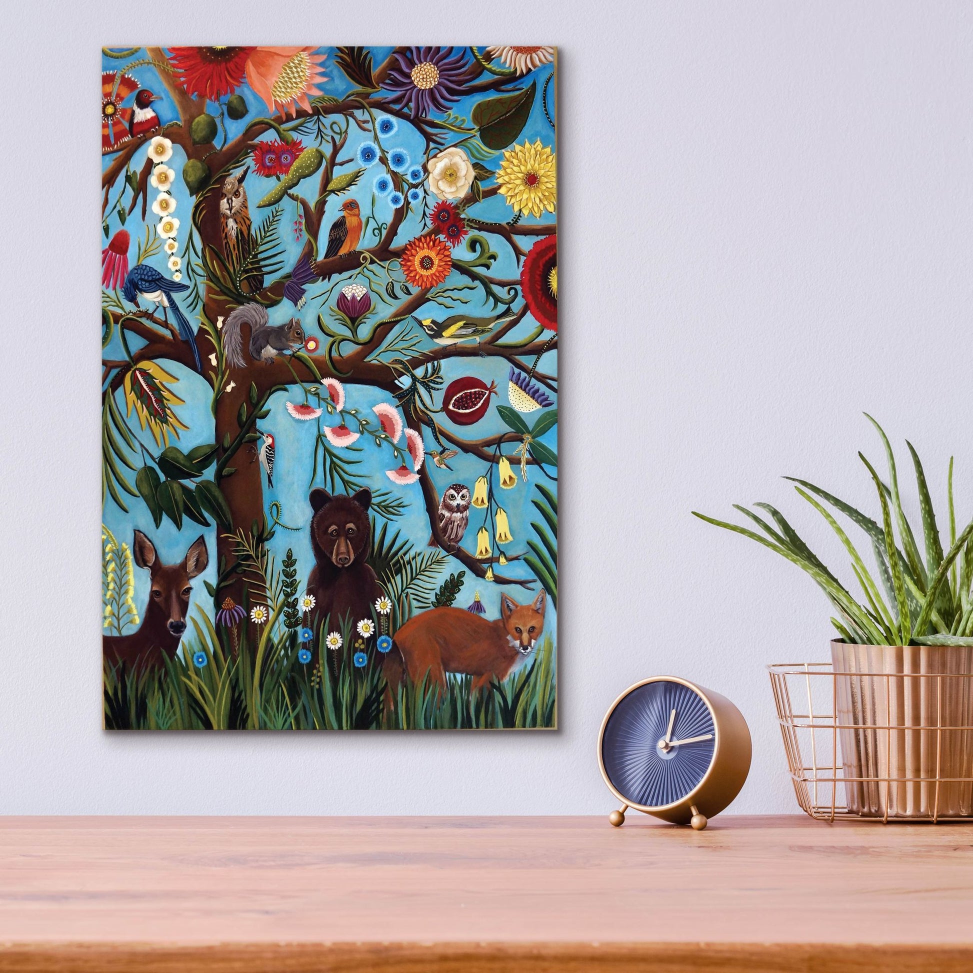 Epic Art 'Tree of Life' by Catherine A Nolin, Acrylic Glass Wall Art,12x16