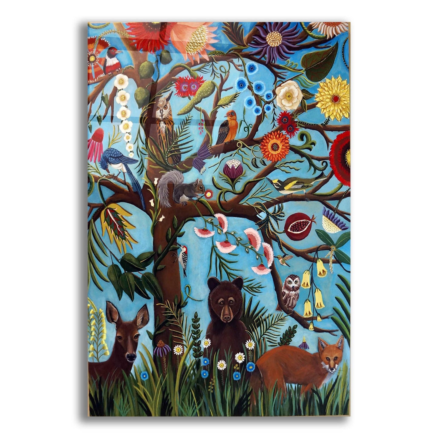 Epic Art 'Tree of Life' by Catherine A Nolin, Acrylic Glass Wall Art,16x24