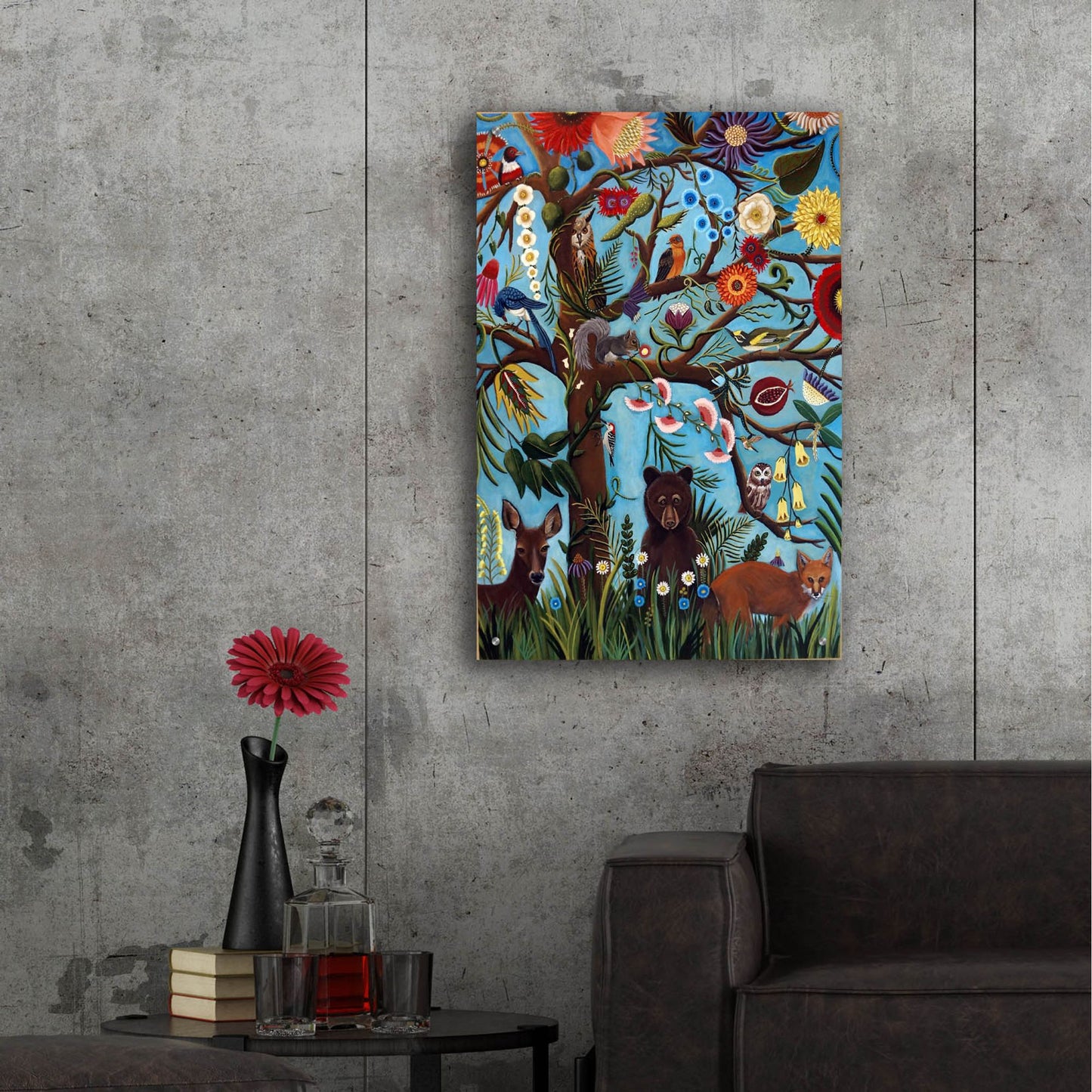 Epic Art 'Tree of Life' by Catherine A Nolin, Acrylic Glass Wall Art,24x36