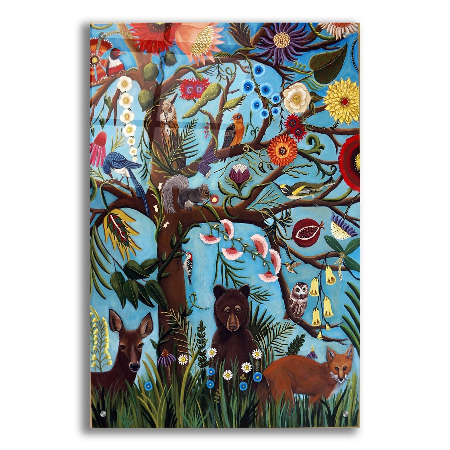 Epic Art 'Tree of Life' by Catherine A Nolin, Acrylic Glass Wall Art,24x36