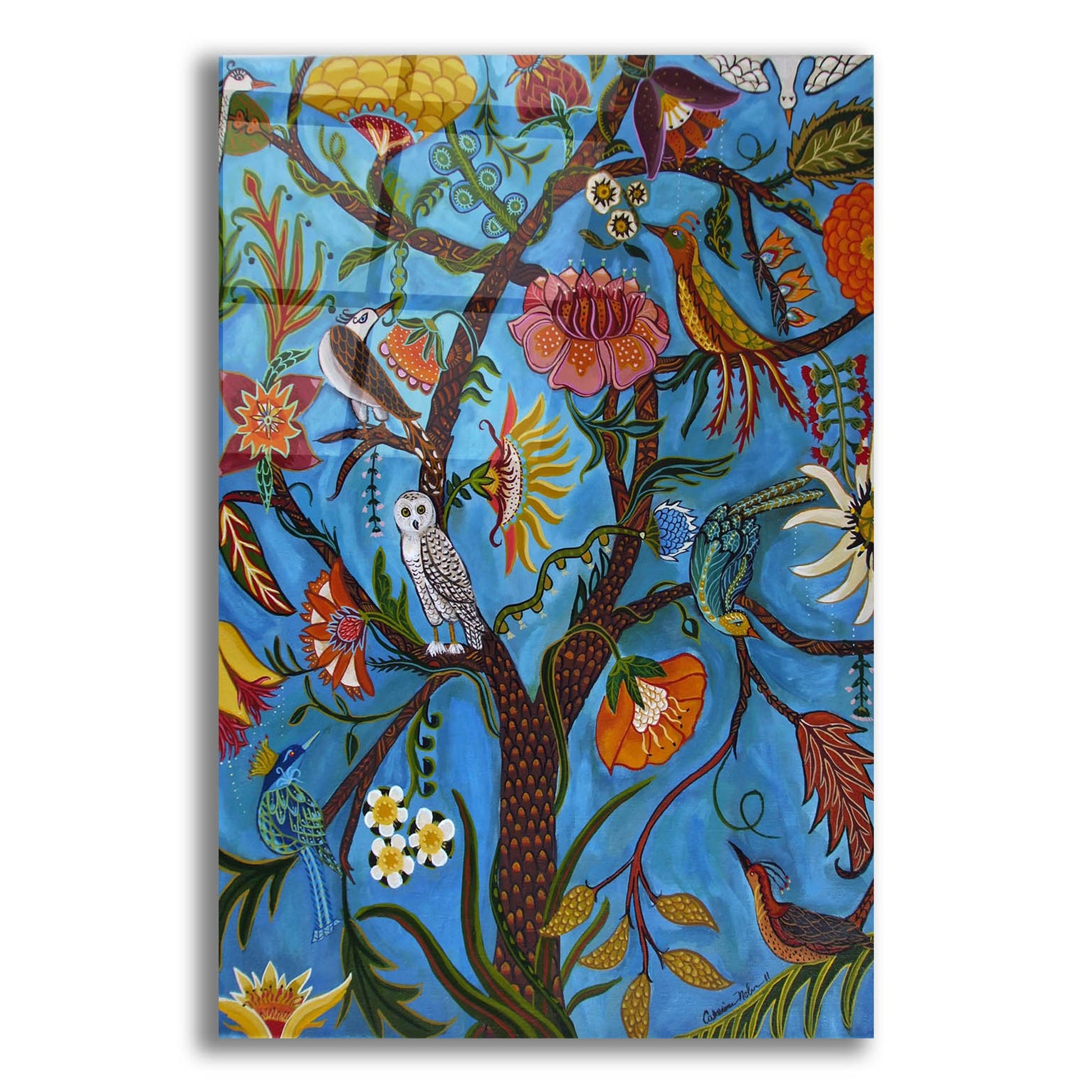 Epic Art 'Living Tree' by Catherine A Nolin, Acrylic Glass Wall Art,12x16