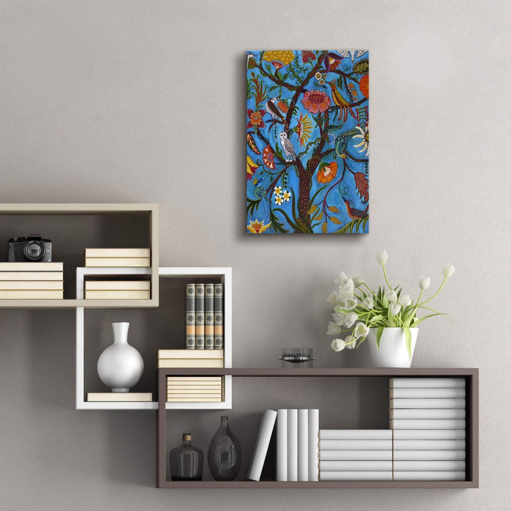 Epic Art 'Living Tree' by Catherine A Nolin, Acrylic Glass Wall Art,16x24