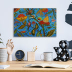 Flowers Gone Wild by Catherine A Nolin - 16x12 acrylic wall art in a room